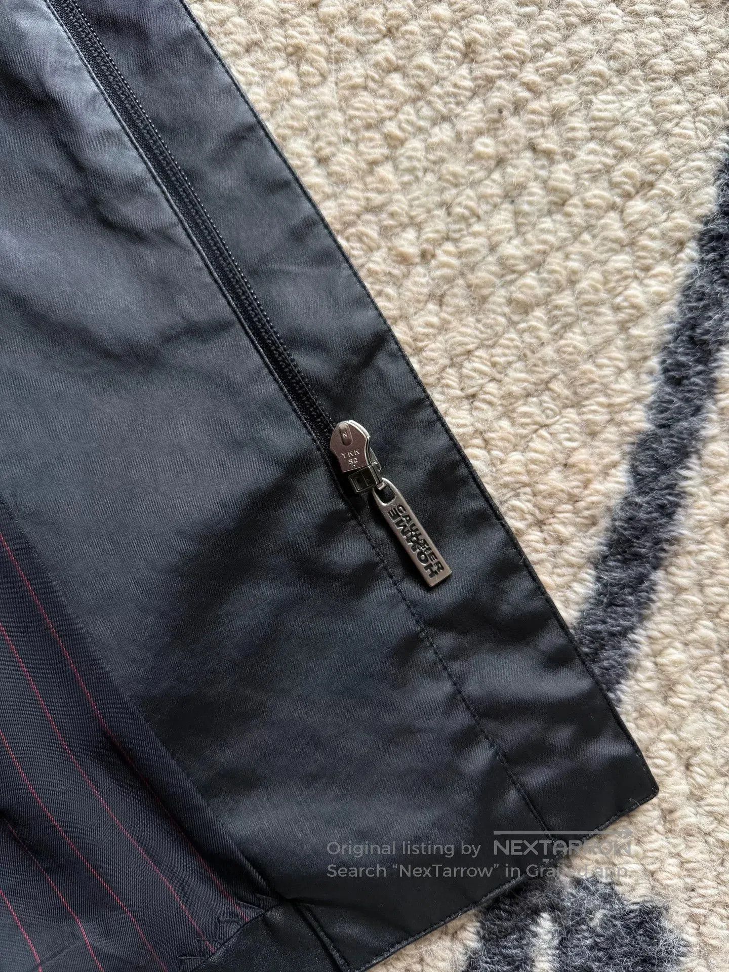 Jean Paul Gaultier Jean Paul Gaultier Black Zip Jacket. Size US L / EU 52-54 / 3 - 9 Thumbnail