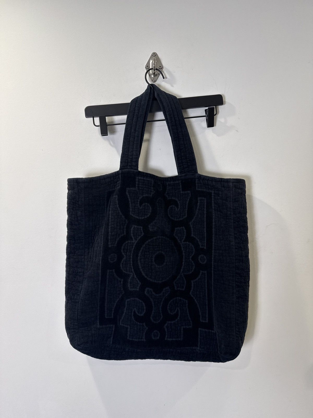 Vintage Vintage Chanel Quilted Cotton CC Logo Tote Bag Size ONE SIZE - 2 Thumbnail