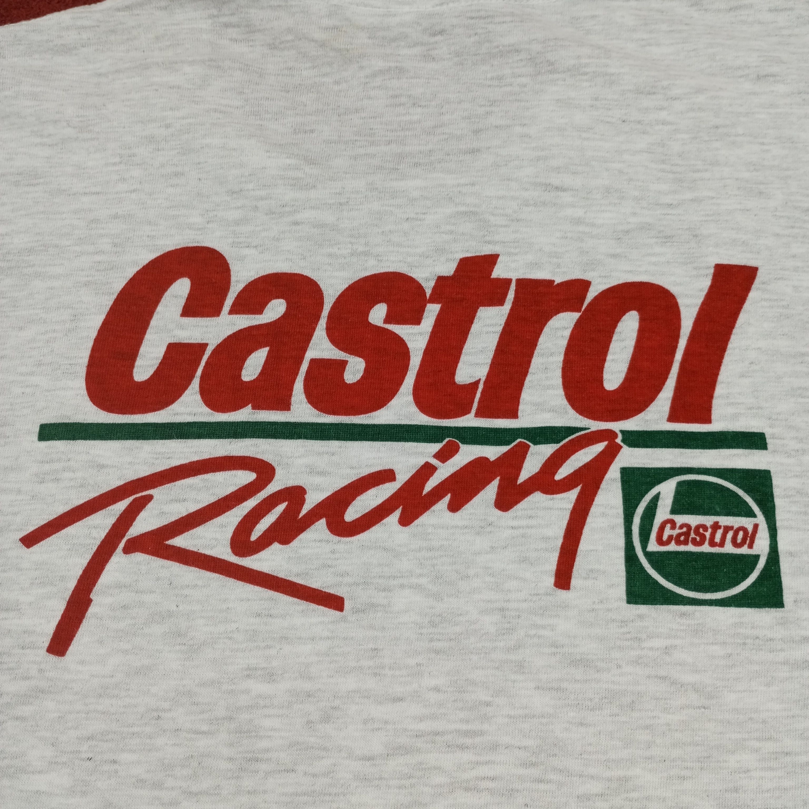 Vintage Castrol Racing Oil Motorsports Brand Promo Style Tshirt Size US M / EU 48-50 / 2 - 2 Thumbnail