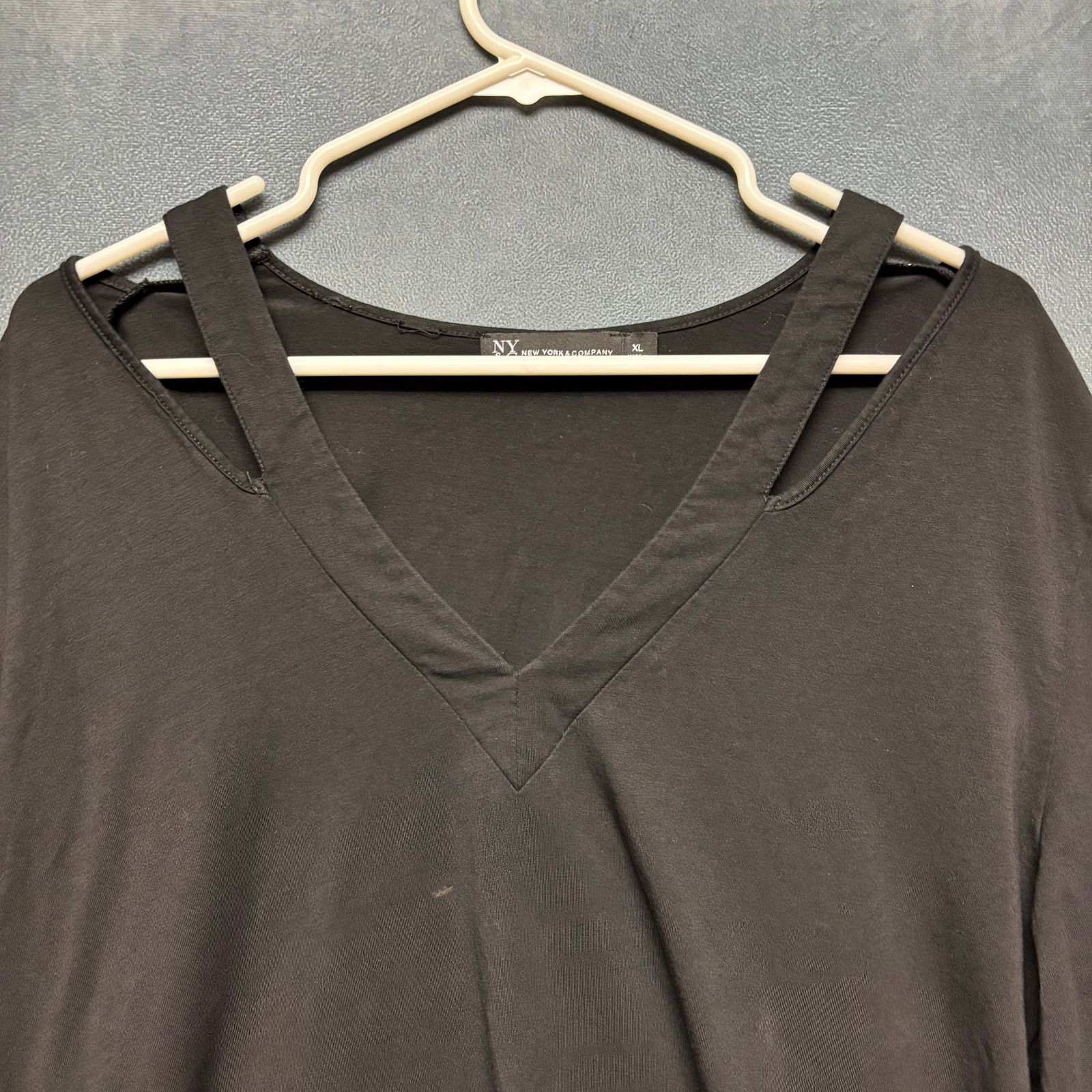 Other New York & Company Blouse Cold Shoulder Office Vixen Work Size XL / US 12-14 / IT 48-50 - 11 Thumbnail