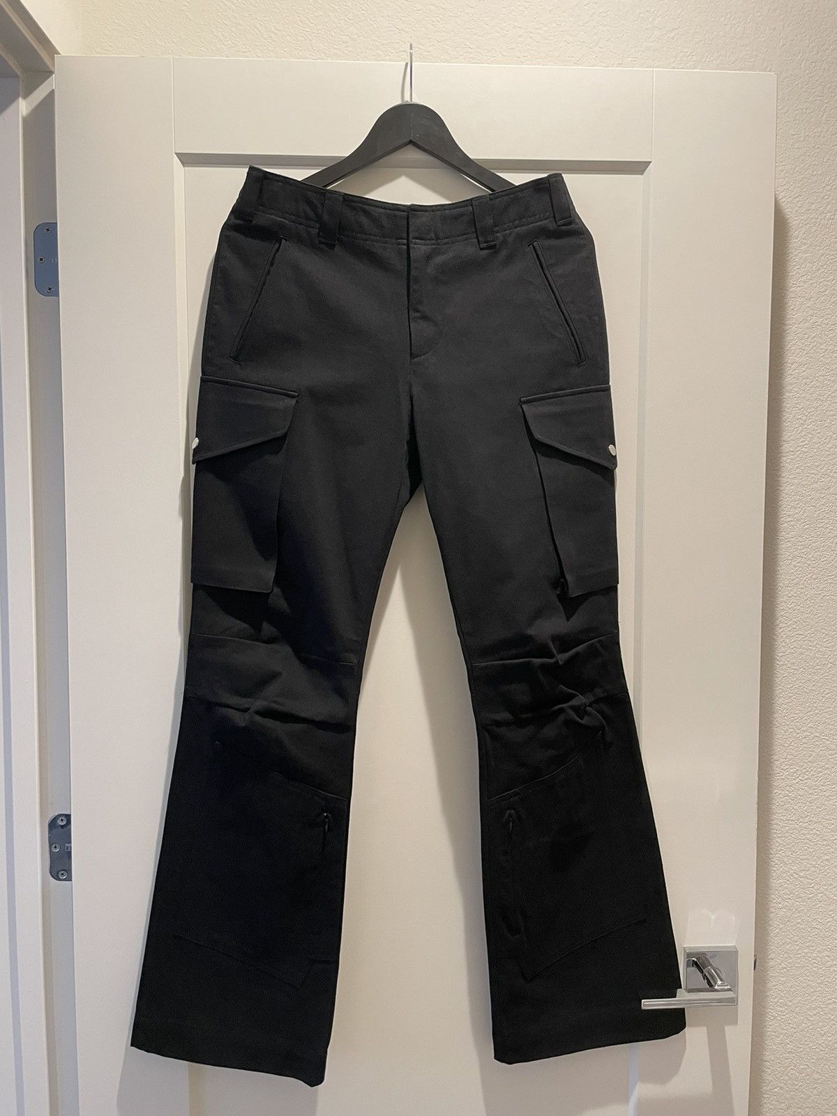 CMMAWEAR CMMAWEAR Hourglass Back Zip Cargo Pants (Ink Black) | Grailed