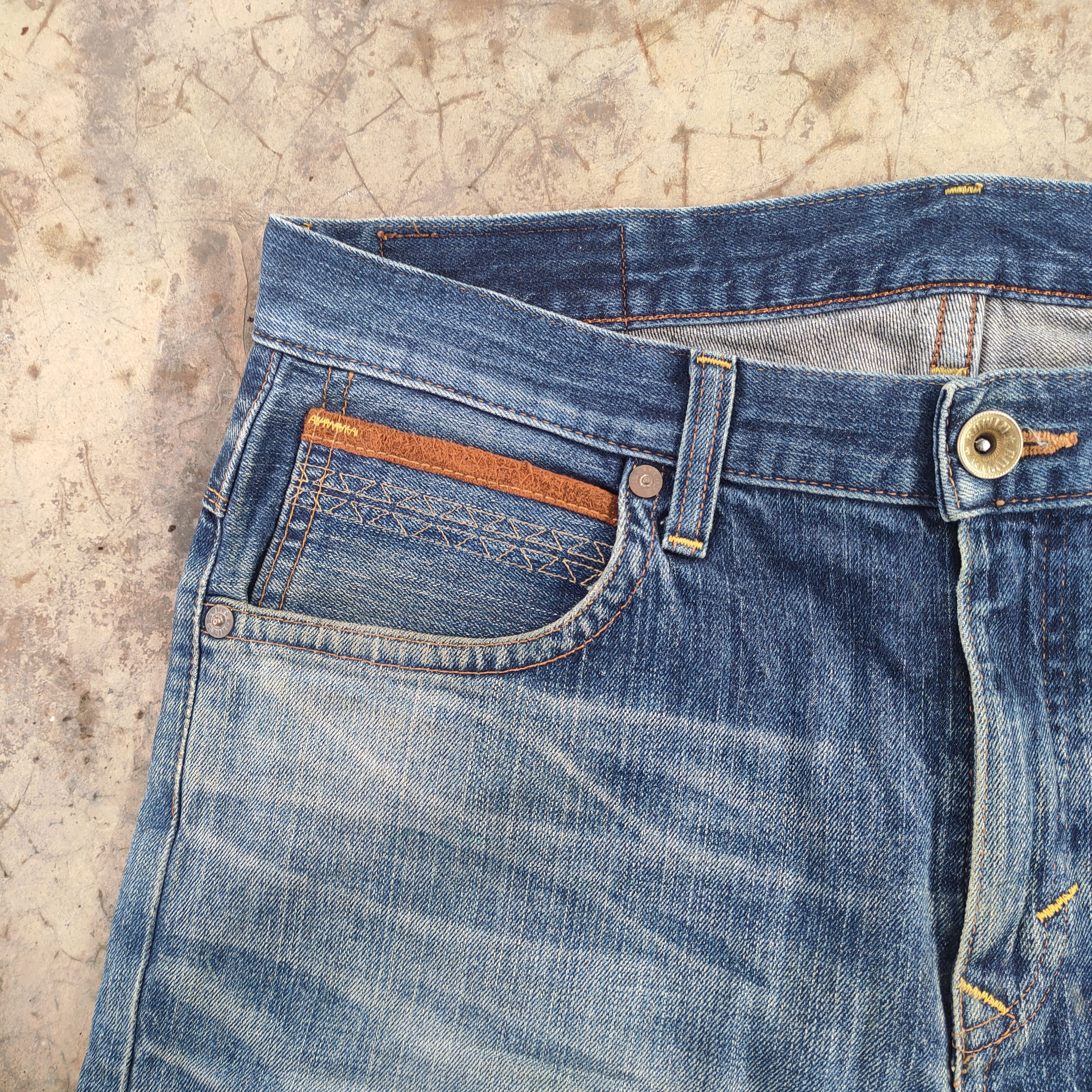Edwin vintage Edwin faded distressed denim jeans pants Size US 38 / EU 54 - 17 Thumbnail