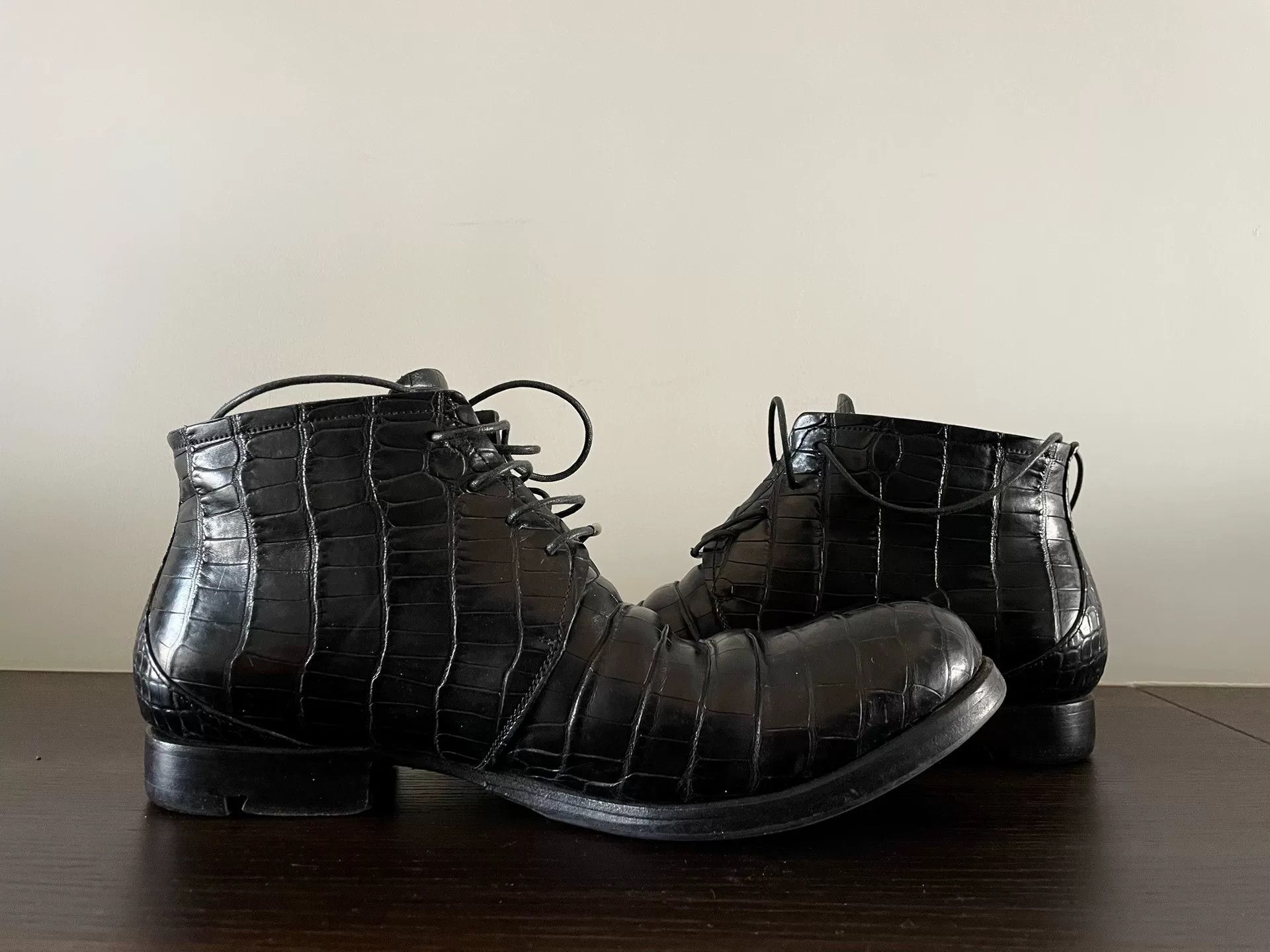 Layer-0 Layer0 1for1 Custom Crocodile Leather Shoes Size US 10 / EU 43 - 1 Thumbnail