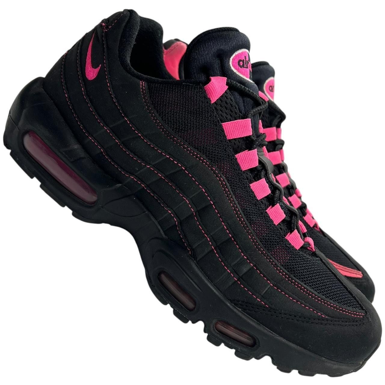 Nike Nike Air Max 95 Black Pink Blast - Size US 10 / EU 44 / UK 9 Size US 9 / EU 42 - 1 Thumbnail