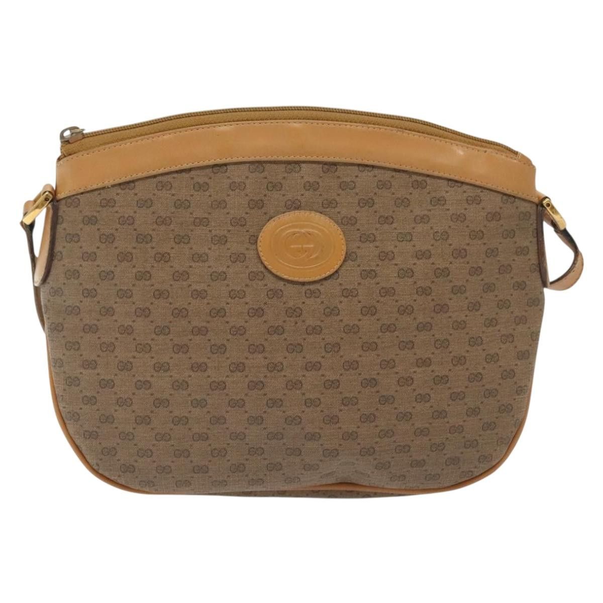 Gucci GUCCI Micro GG Supreme Shoulder Bag Pvc Beige Gold Size ONE SIZE - 2 Thumbnail