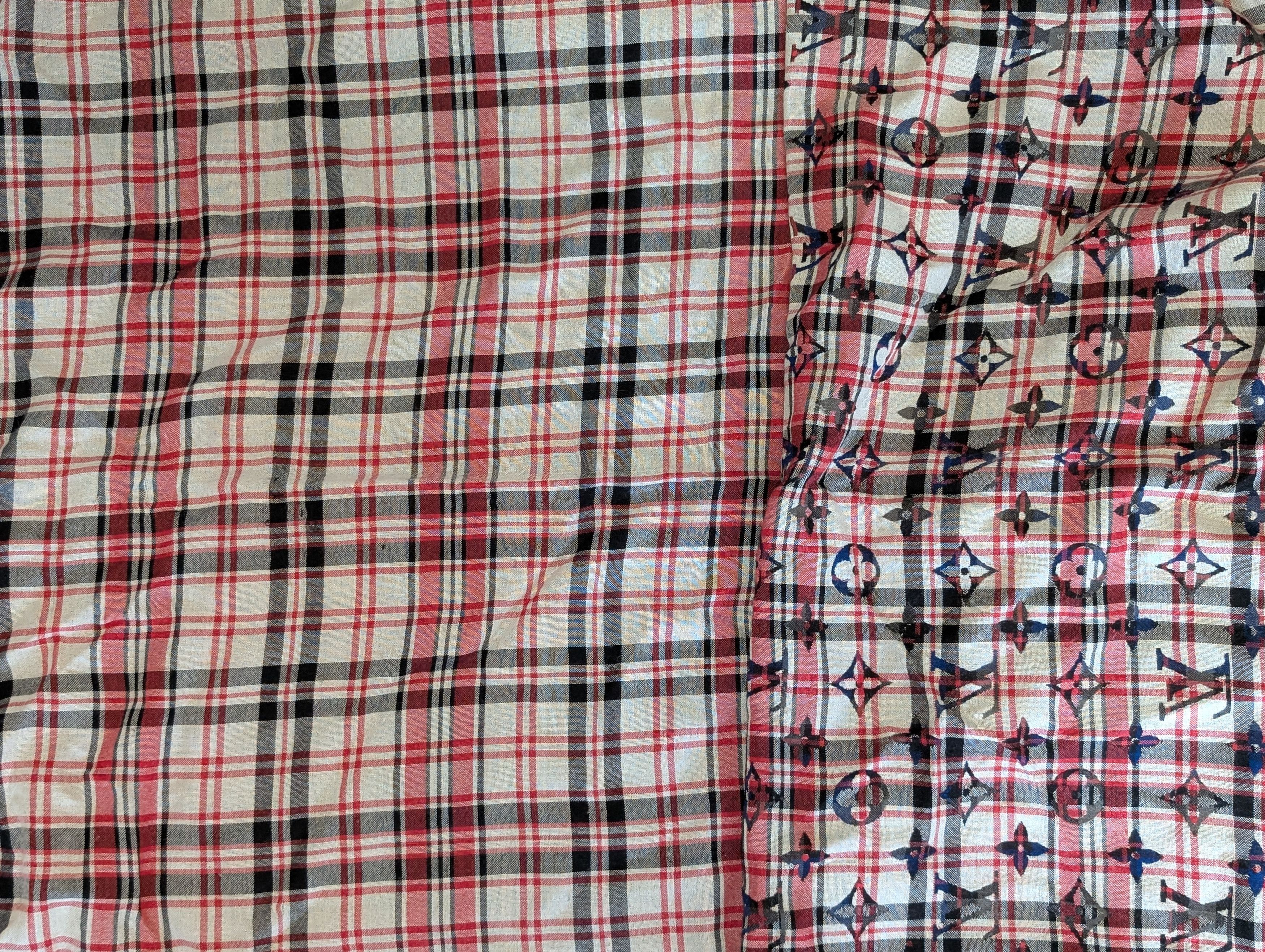 Louis Vuitton LOUIS VUITTON LV MONOGRAM BLUE/RED/WHITE - Size ONE SIZE - 3 Thumbnail