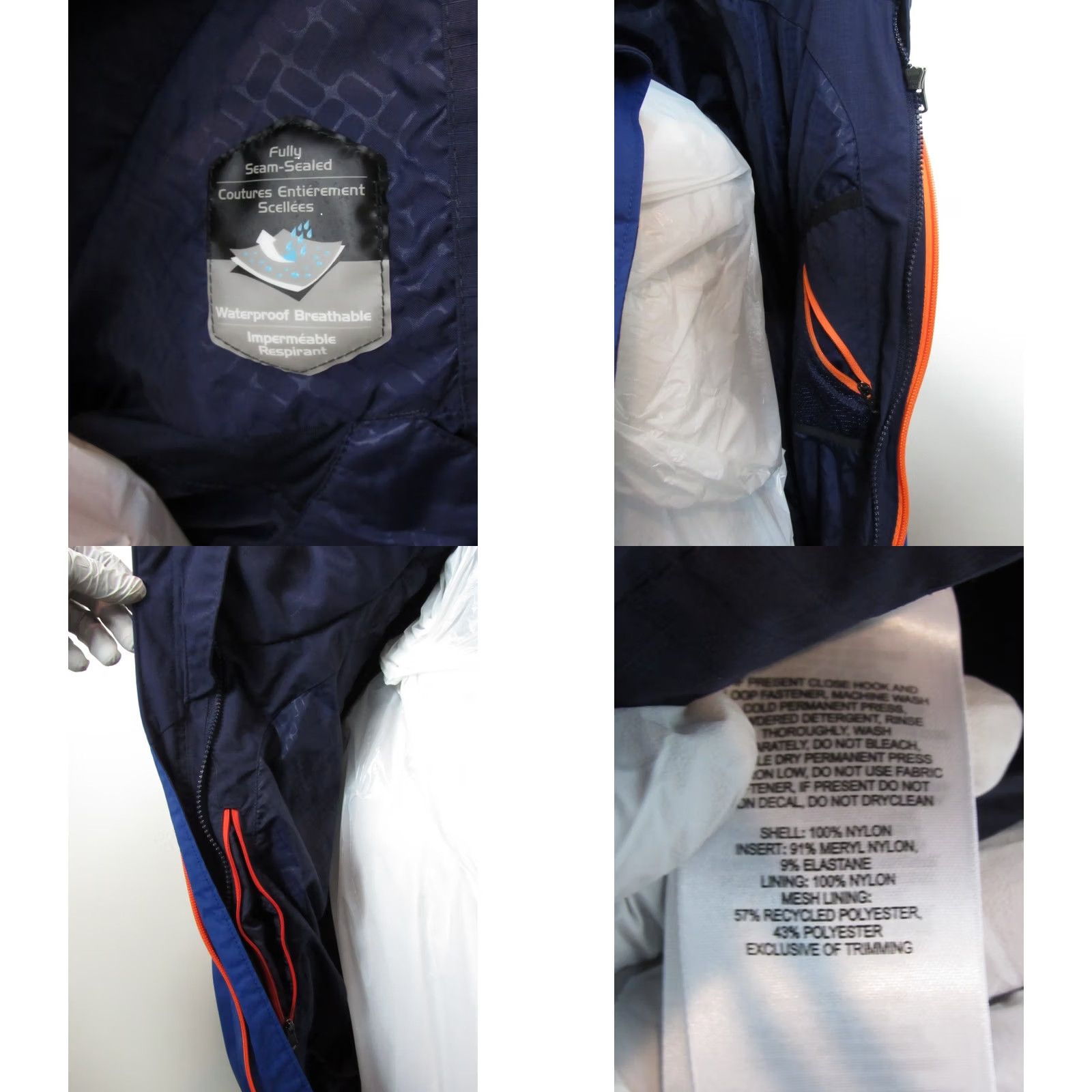 Vintage Columbia Jacket Men's XL Blue Omni Tech Waterproof Interchange Windbreaker Size US XL / EU 56 / 4 - 8 Thumbnail