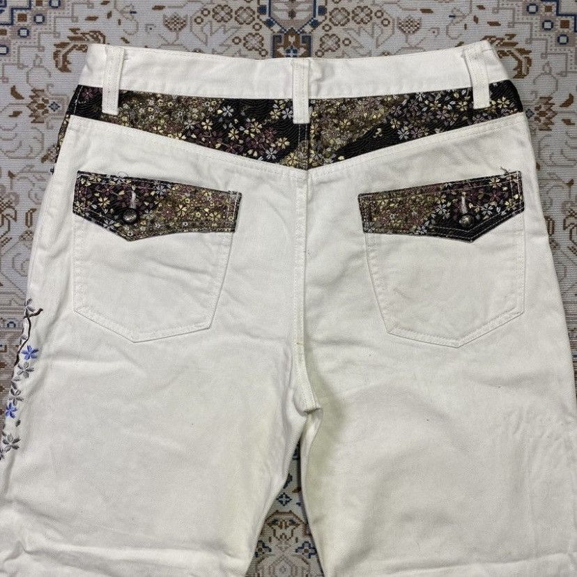 Japanese Brand × Vintage 2000s y2k japanese classic script karakuri style jeans Size US 34 / EU 50 - 4 Thumbnail