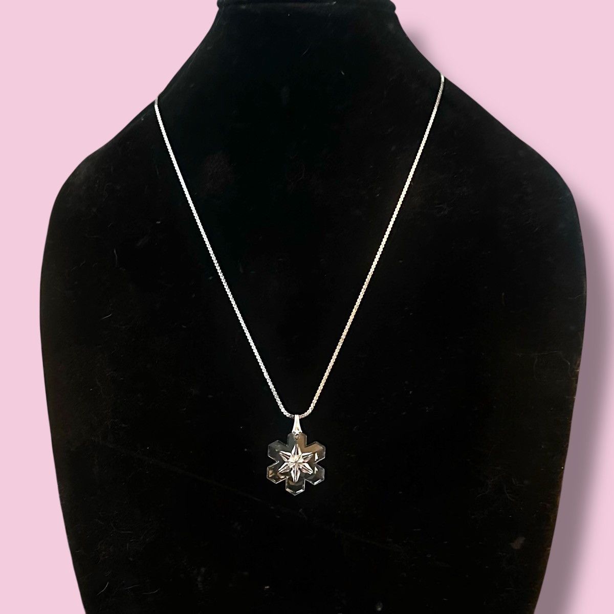 Other Vintage Napier crystal snowflake pendant necklace Size ONE SIZE - 1 Thumbnail