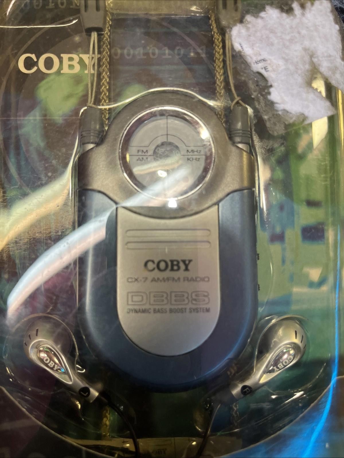 Cobra COBY CX-7 Mini AM/FM Pocket Portable Radio w/ Neck Strap Size ONE SIZE - 4 Thumbnail