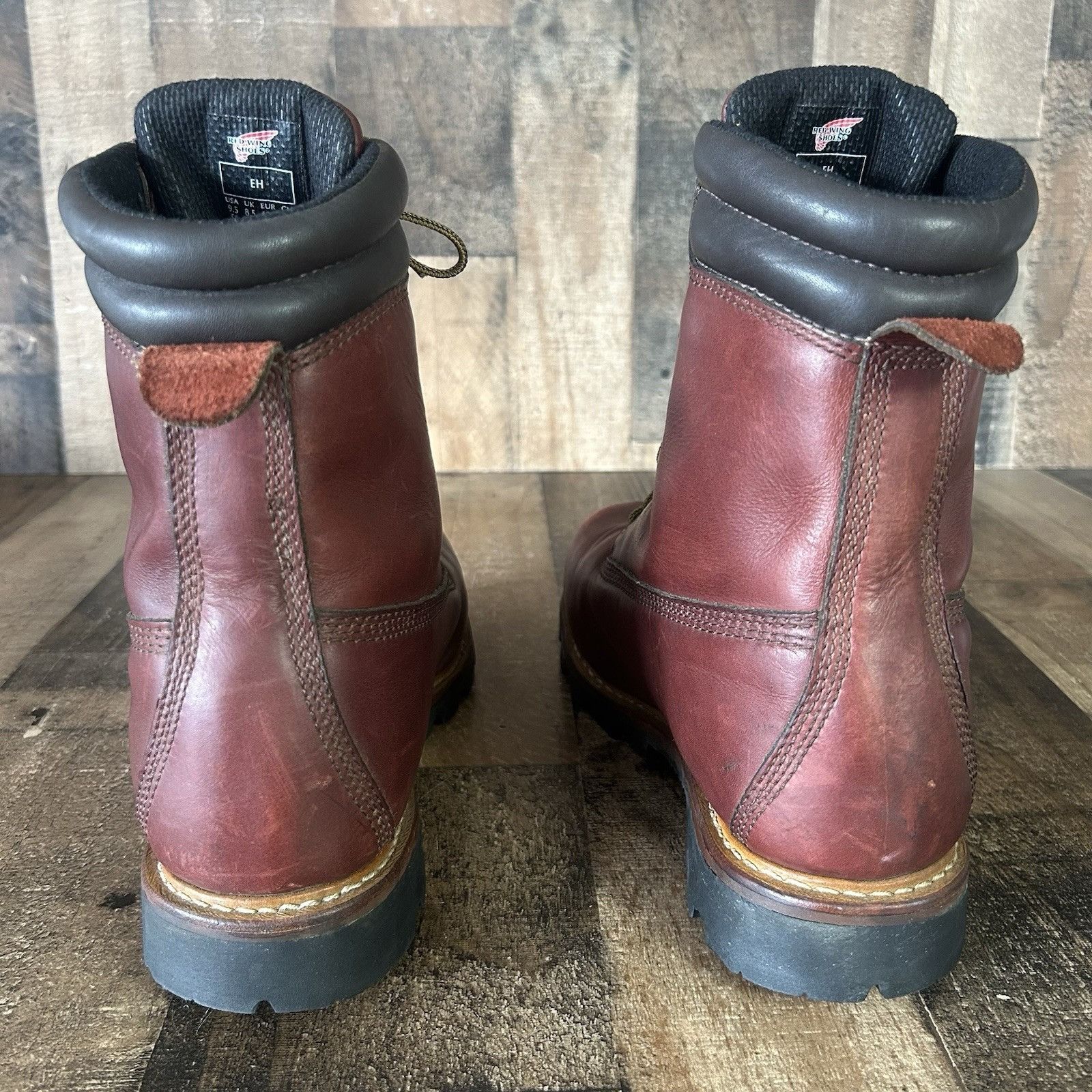 Red Wing Red Wing 1201 EH Lace Up Waterproof Work Boots Mens 9.5 EE Size US 9.5 / EU 42-43 - 11 Thumbnail