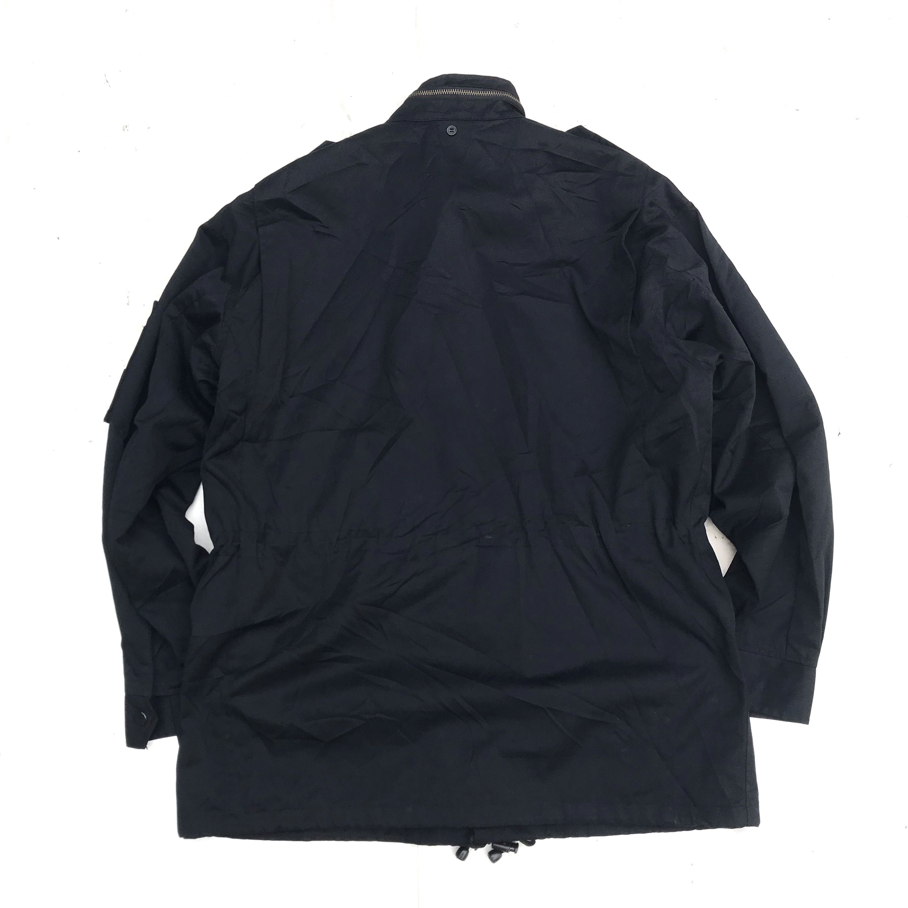 Aeronautica Militare M65 Parka 4 pocket Solid Black jacket Size XL alpha Size US XL / EU 56 / 4 - 6 Thumbnail