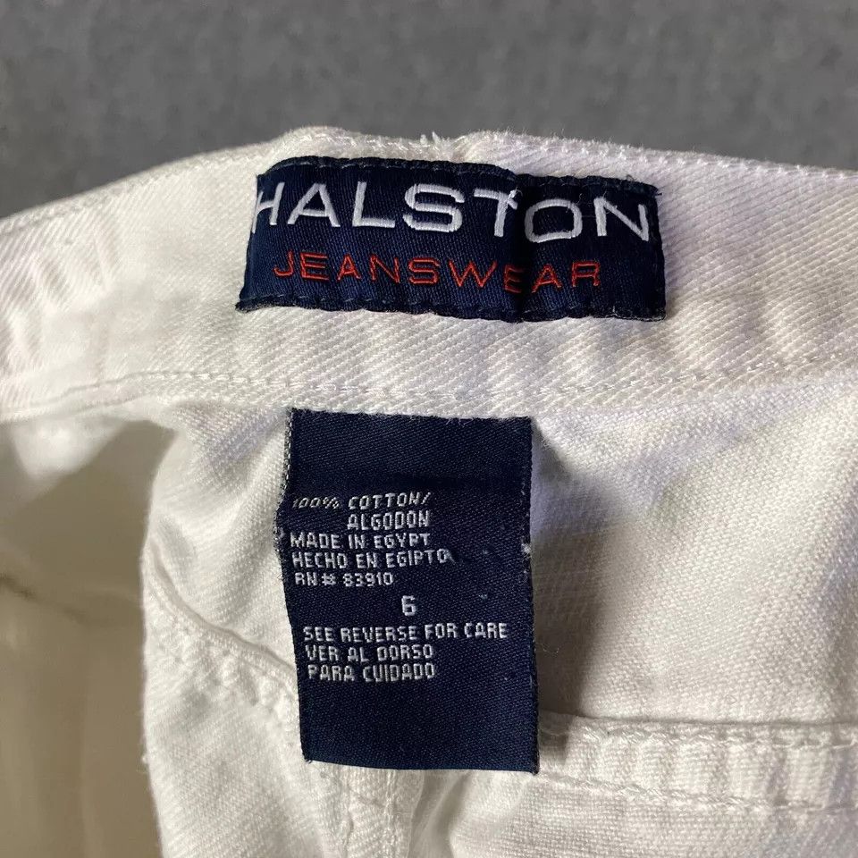 Halston Halston Shorts Women's 6 Denim Jeans 5 Pockets High Rise Size 25" / US 0 / IT 36 - 8 Thumbnail