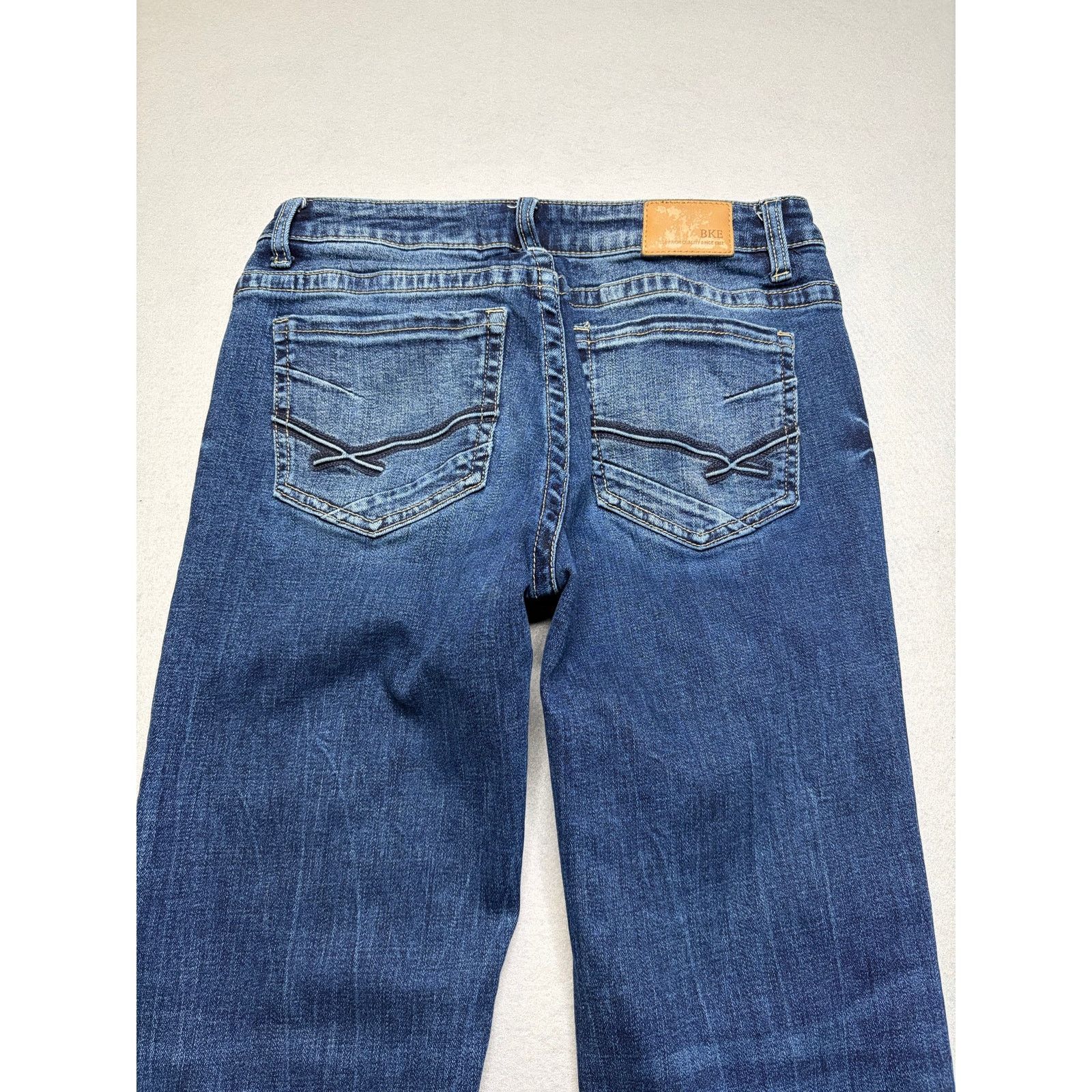 BKE BKE Stella Mid Rise Slim Fit Bootcut Jeans 27x31.5 Blue Size 27" / US 4 / IT 40 - 10 Thumbnail