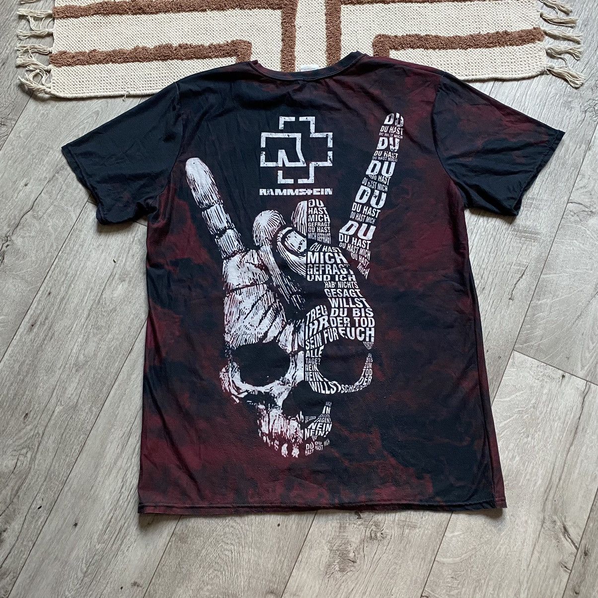 Band Tees RAMMSTEIN Y2K SKULL DU HAST T SHIRT Size US XL / EU 56 / 4 - 1 Thumbnail