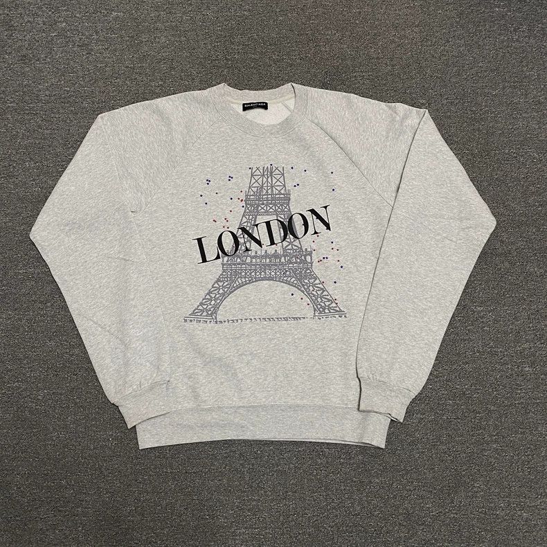 Balenciaga Balenciaga Eiffel Tower Sweatshirt Size US S / EU 44-46 / 1 - 1 Thumbnail
