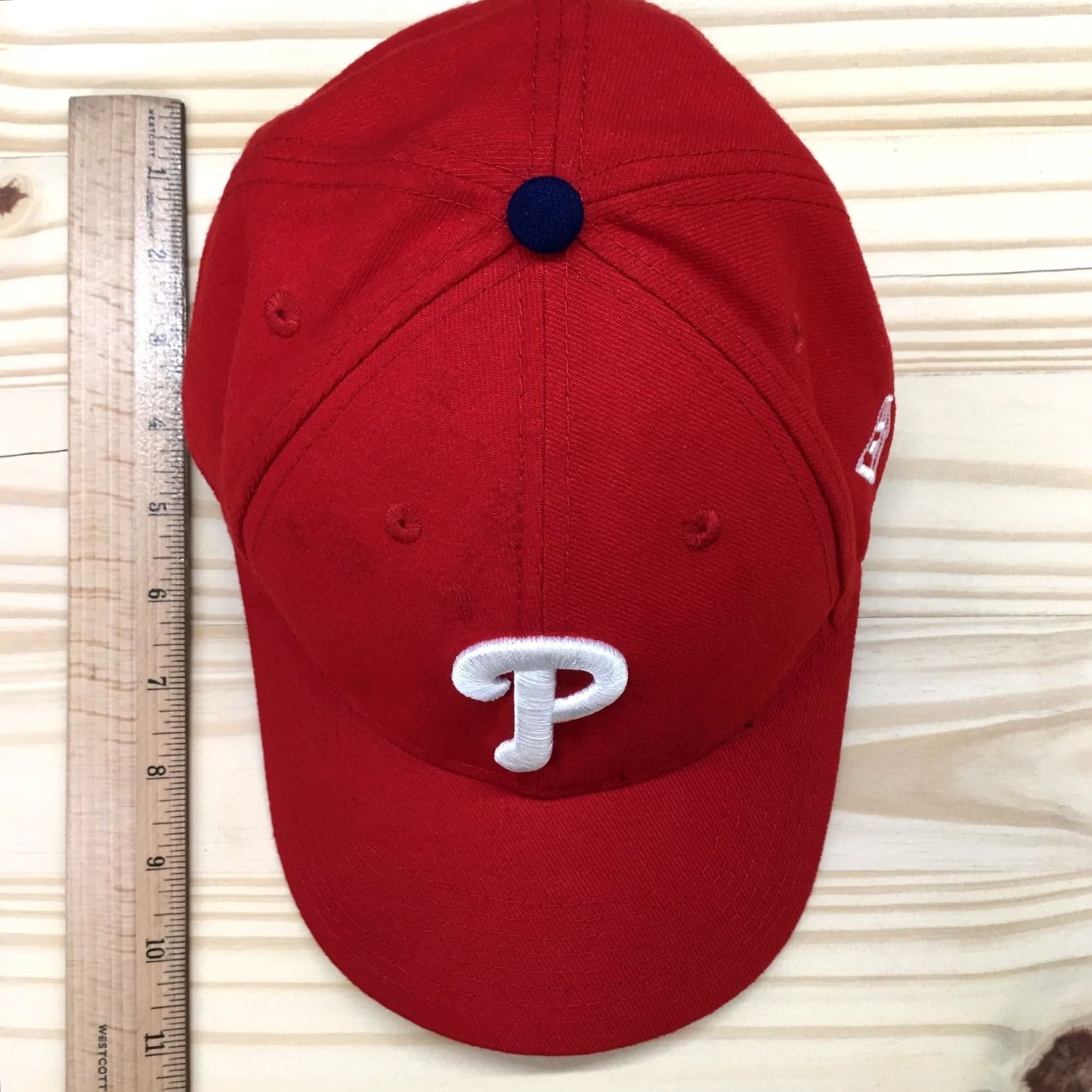 New Era Philadelphia Phillies Baseball Cap New Era Mens Red One Size Embroidered Logo Size ONE SIZE - 5 Thumbnail