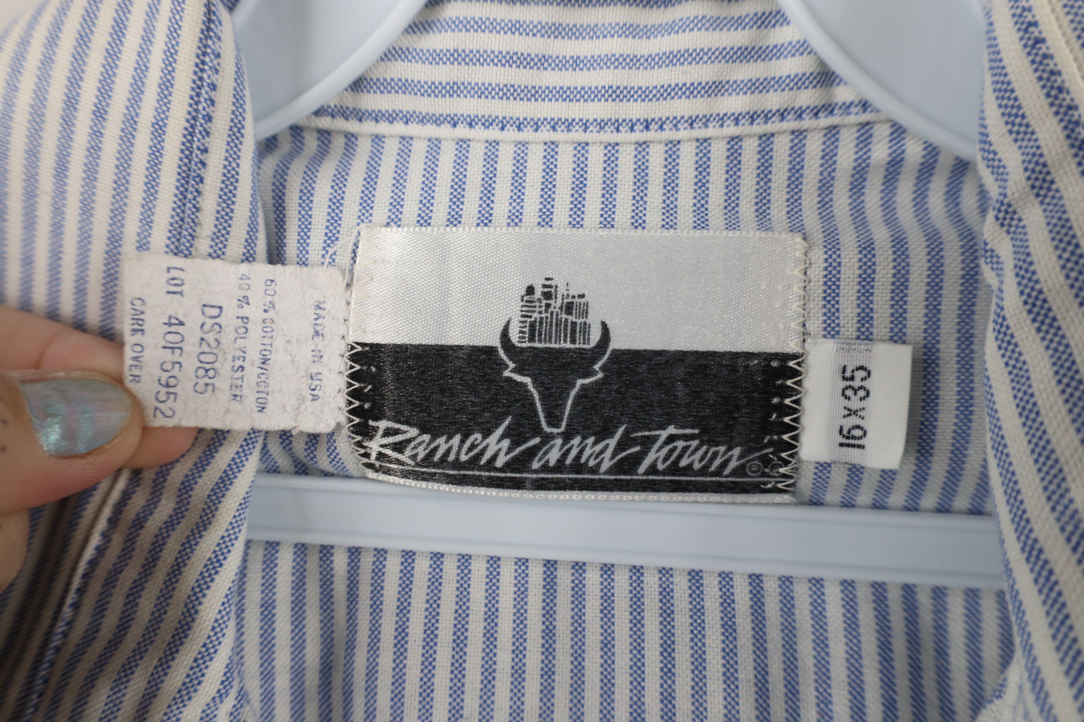 Vintage Vintage 70s Rockabilly Striped Western Snap Button Shirt USA Size US L / EU 52-54 / 3 - 7 Thumbnail