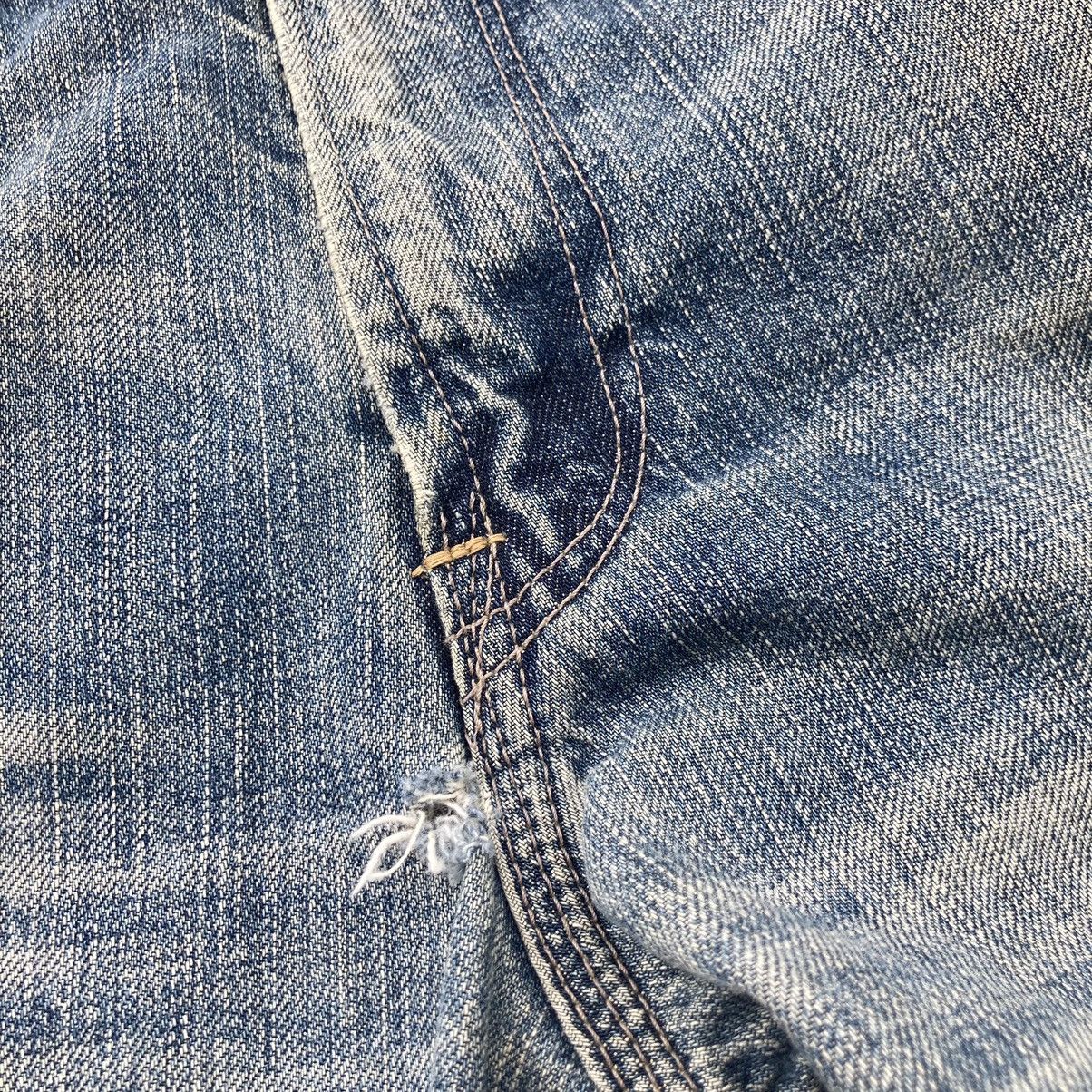 Levi's LEVI’S ORIGINAL RIVETED PATCHWORK JEANS Size US 31 - 8 Thumbnail