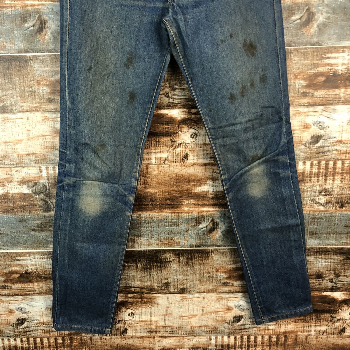 Big John DL Big John vintage Blue Denim Pants #C621 Size US 28 / EU 44 - 6 Thumbnail