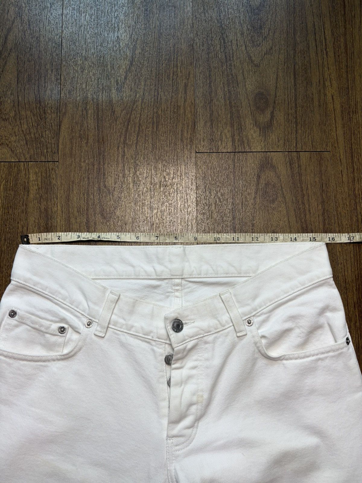 Helmut Lang FREE TAX! Vintage Raw Hem Boot Cut Contour Fit Jeans Size US 30 / EU 46 - 10 Thumbnail