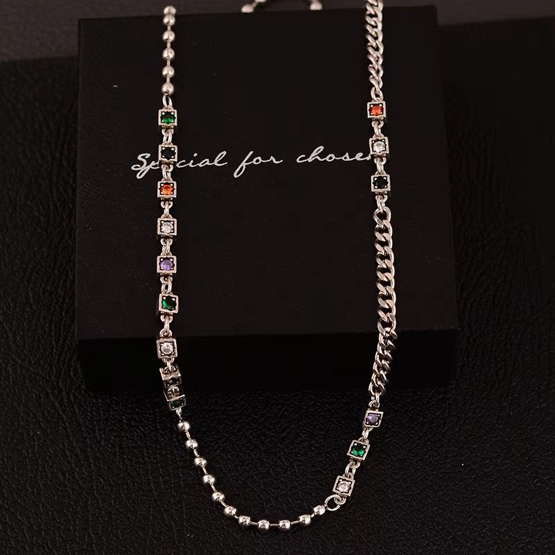 Jewelry Multicolor Zircons Sweater Necklace Size ONE SIZE - 4 Thumbnail