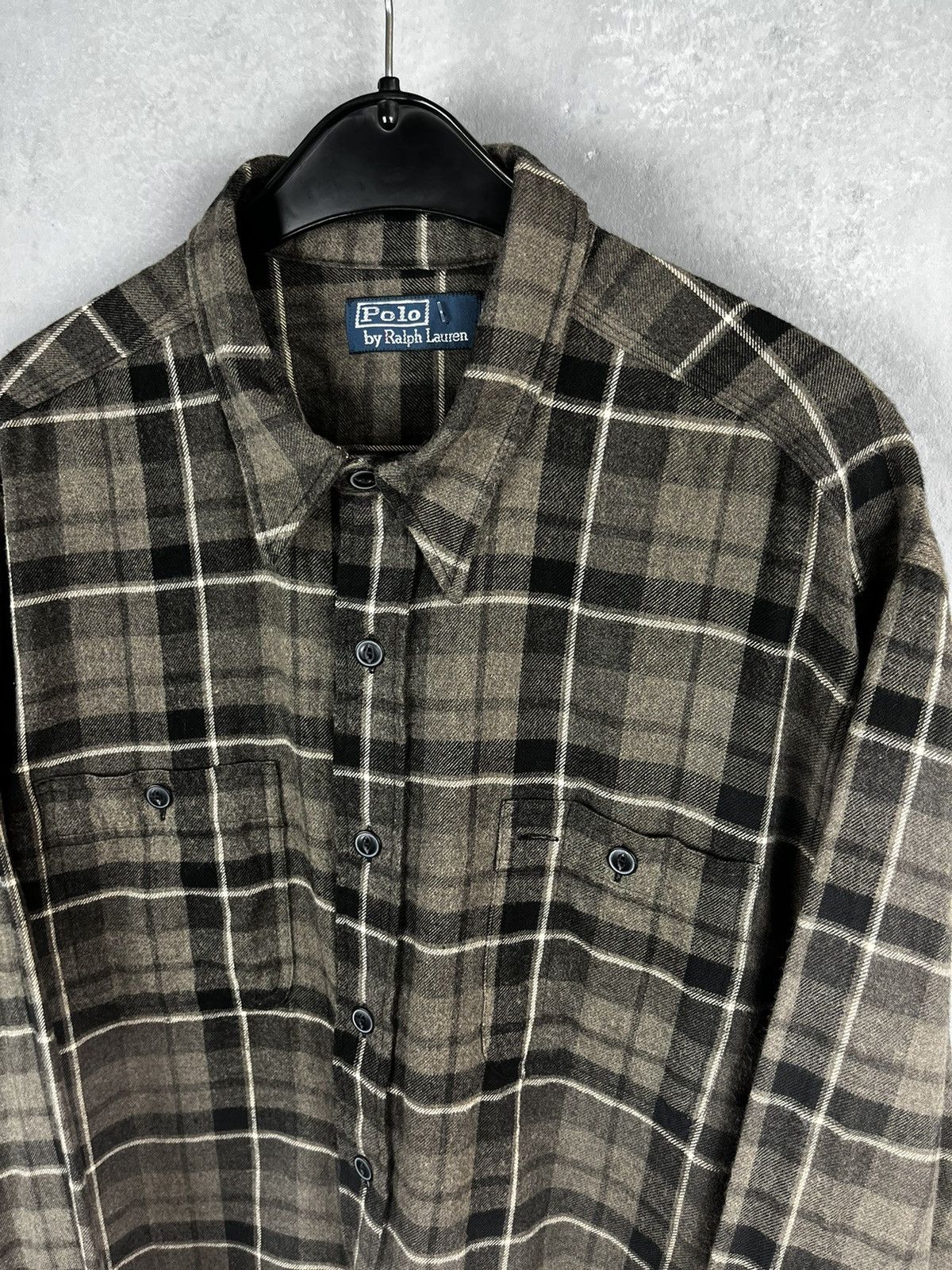 Polo Ralph Lauren × Ralph Lauren × Vintage Polo Ralph Lauren flannel shirt vintage Size US XL / EU 56 / 4 - 2 Thumbnail