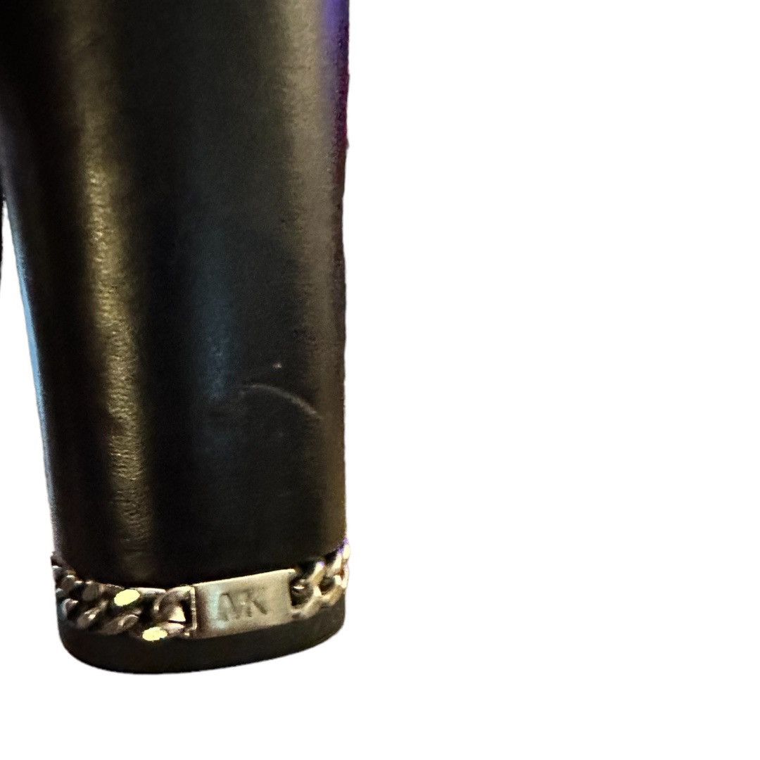 Michael Kors Michael Kors Dolores Side Zip Bootie Black Leather Size US 7.5 / IT 37.5 - 6 Thumbnail