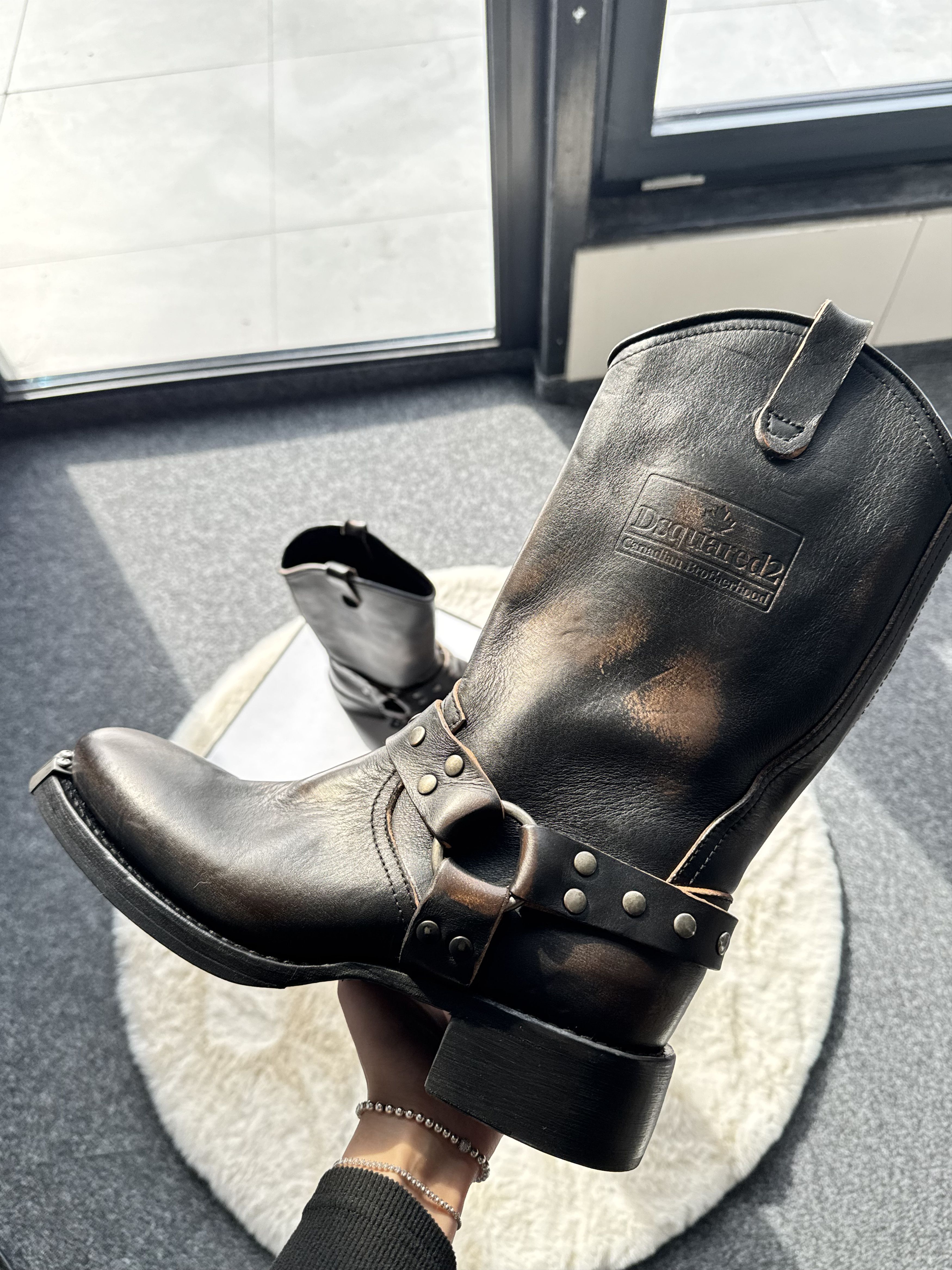 Dsquared2 Dsquared leather brown cowboy boots 44 Size US 11 / EU 44 - 4 Thumbnail