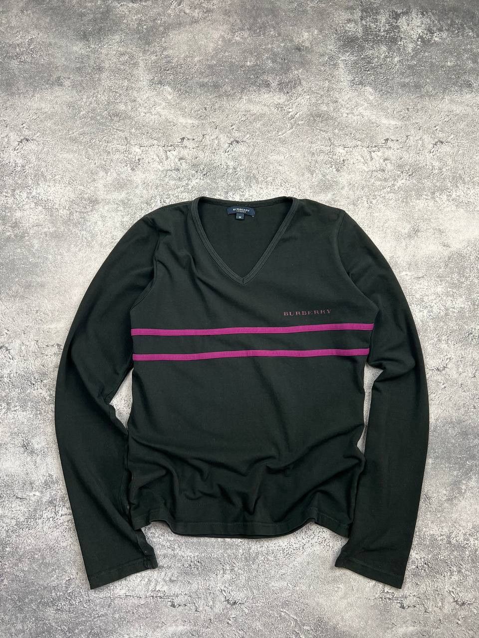 Burberry Vintage Burberry Black Long Sleeve Shirt Striped Size M / US 6-8 / IT 42-44 - 5 Thumbnail