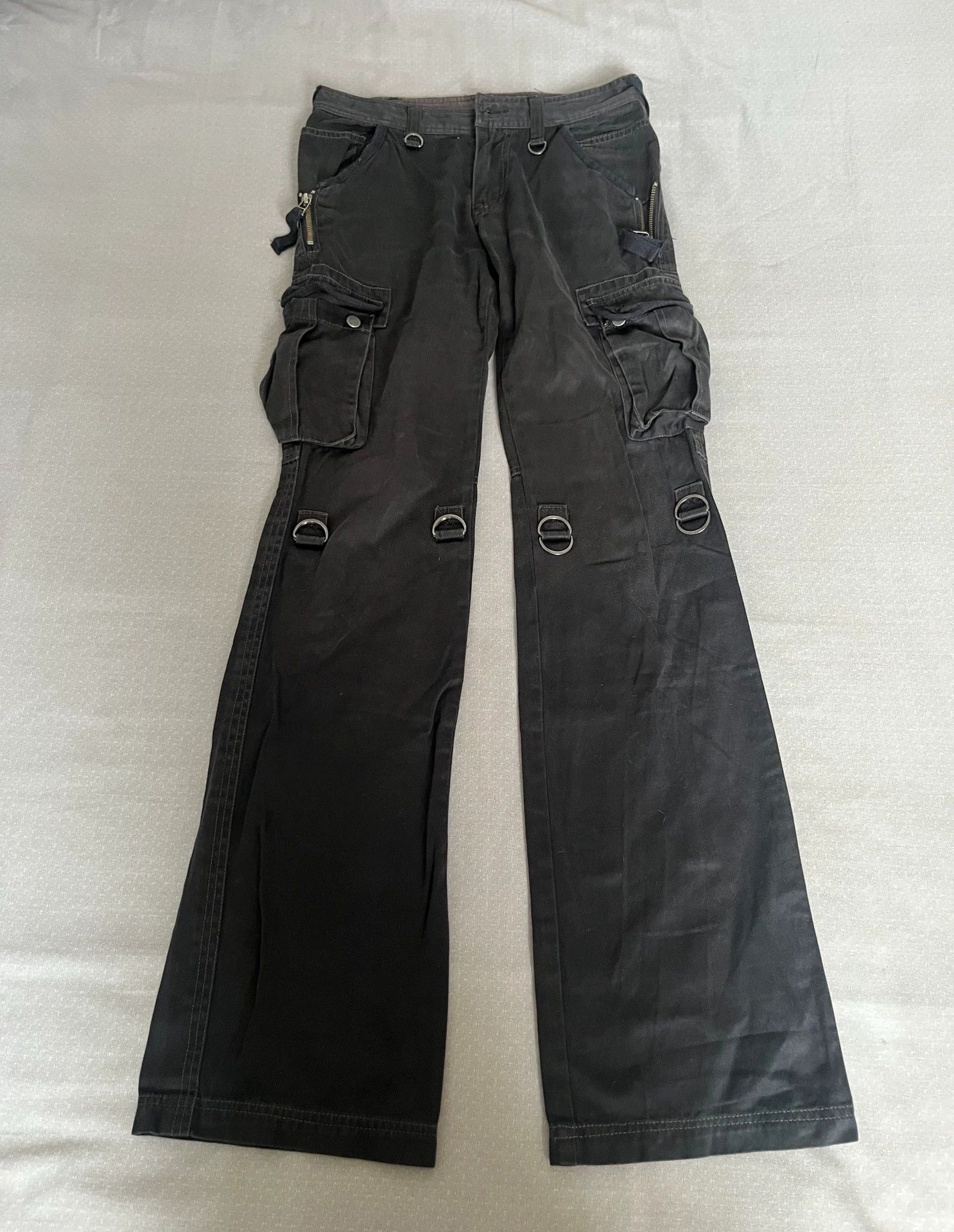 Tornado Mart Tornado Mart Vintage 3D Pocket Knee Strap Loops Work Pants Size US 29 - 3 Thumbnail