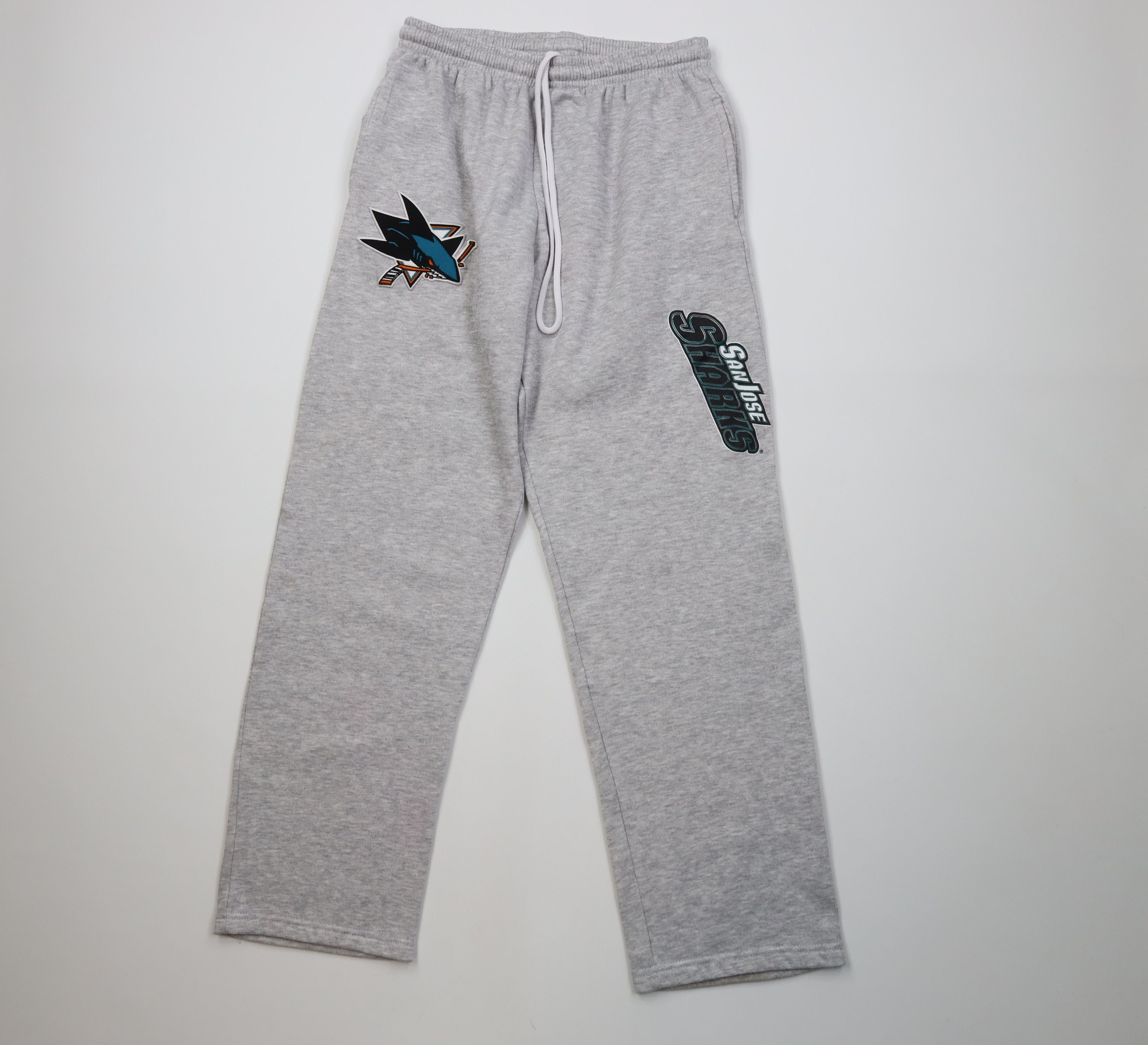 Vintage Vintage NHL San Jose Sharks Hockey Wide Leg Sweatpants Size US 34 / EU 50 - 1 Thumbnail