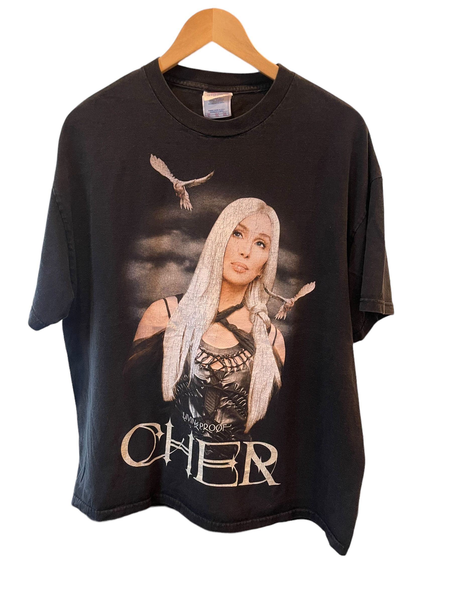 Band Tees Vintage 2003 Cher Living Proof Farewell Tour T-shirt Size US XL / EU 56 / 4 - 1 Thumbnail