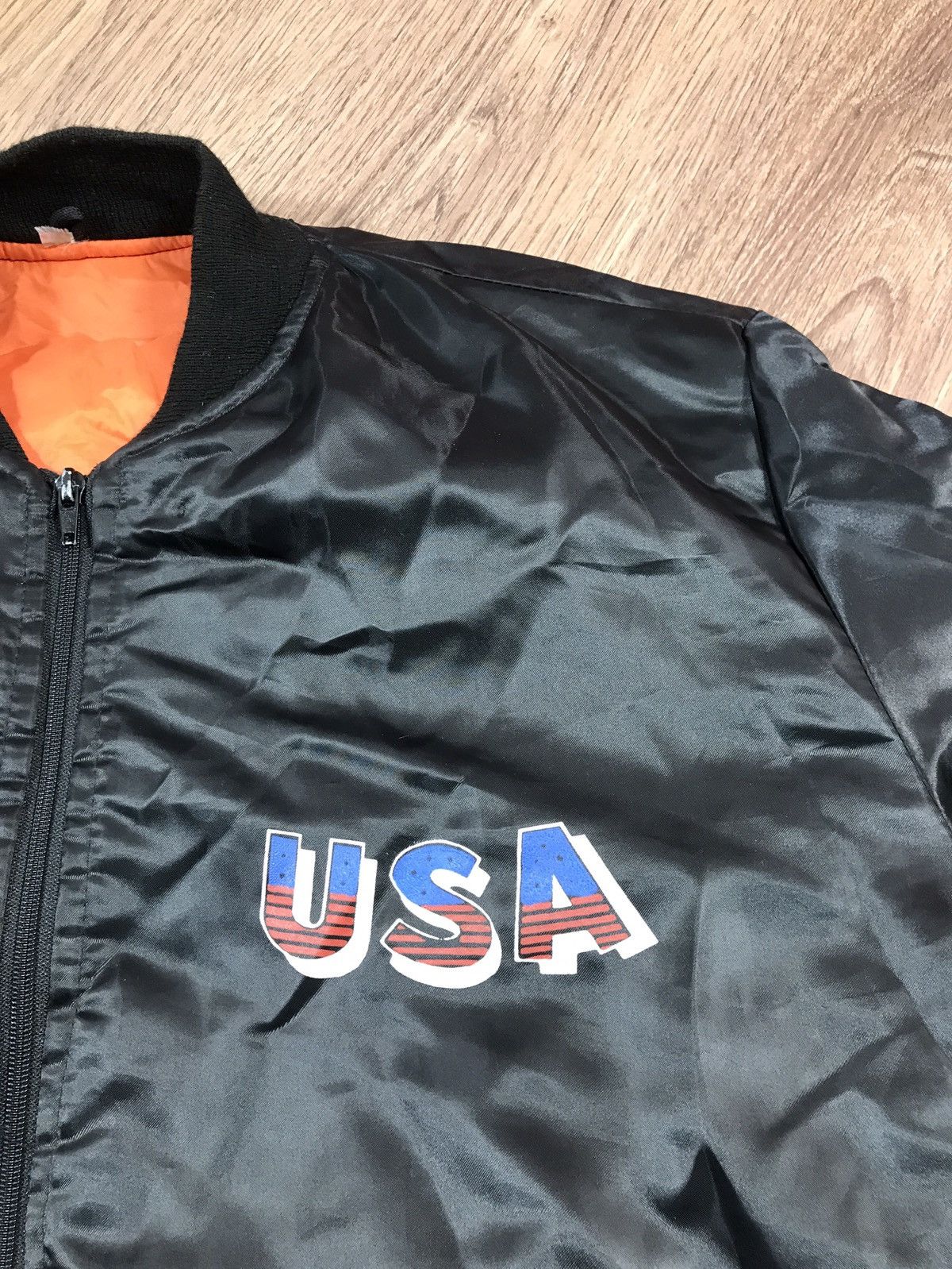 Vintage Vintage Bomber Jacket The American Truck and Eagle Size US XL / EU 56 / 4 - 5 Thumbnail