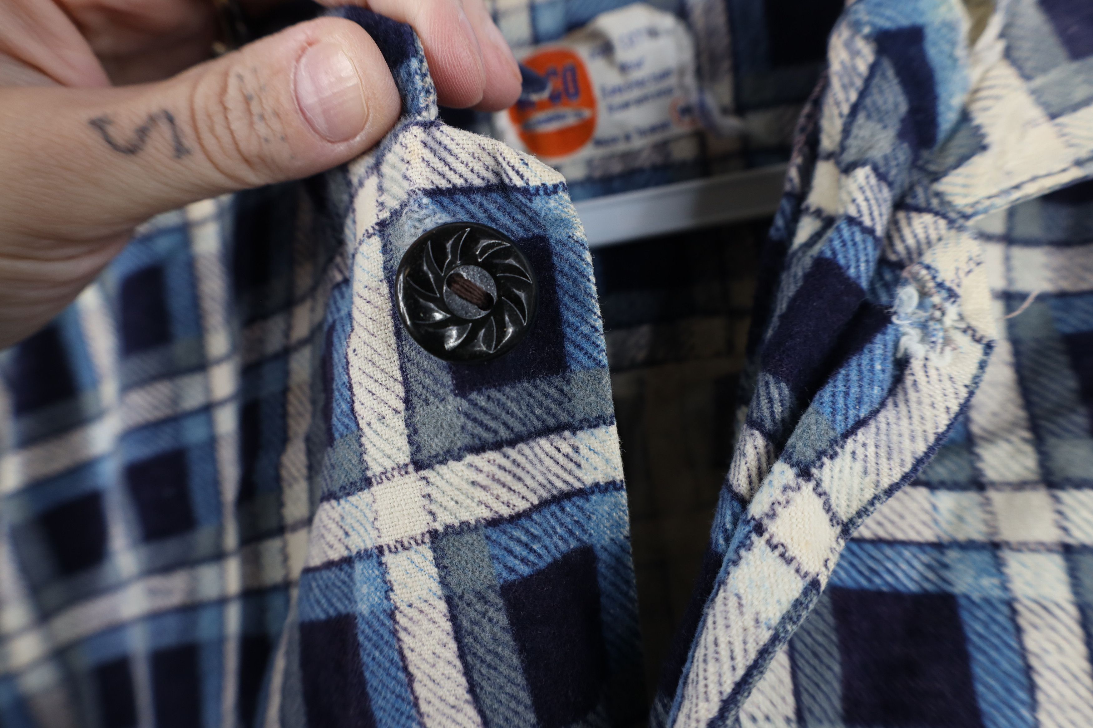 Vintage Vintage 60s 70s Streetwear Flannel Collared Button Shirt Size US M / EU 48-50 / 2 - 6 Thumbnail