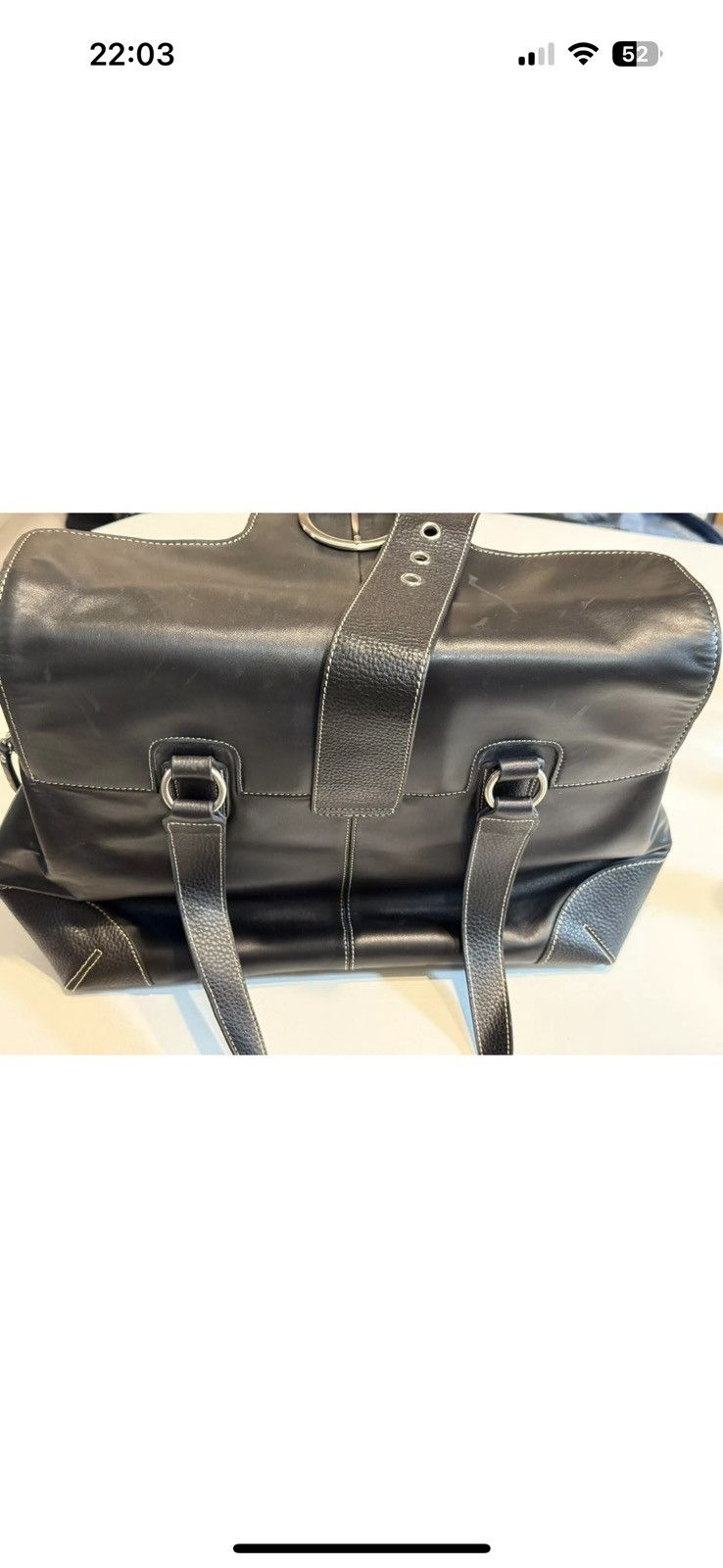 Other Franklin Covey Nappa Leather Laptop Bag Size ONE SIZE - 3 Thumbnail