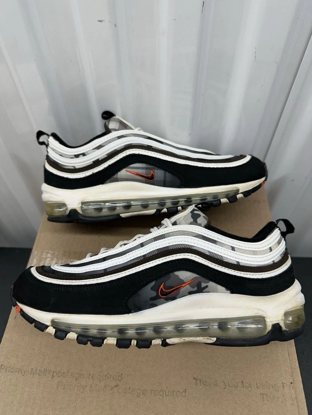 Nike Nike Air Max 97 GS White Black DB2017100 Size 7Y Size US 7 / EU 40 - 3 Thumbnail