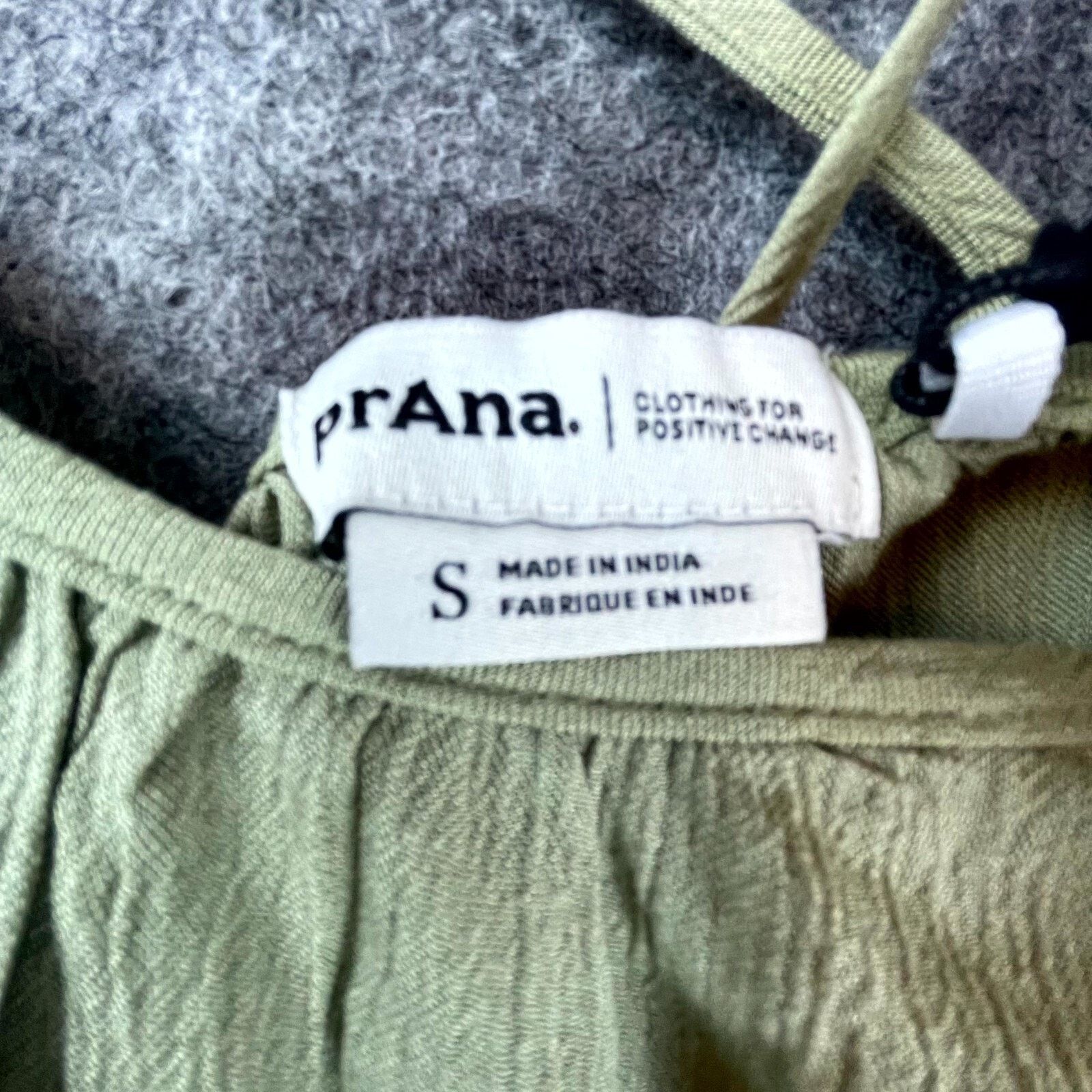 Prana prAna Fernie Wide Leg Jumpsuit Womens S Sweet Agave Light Size 27" / US 4 / IT 40 - 7 Thumbnail