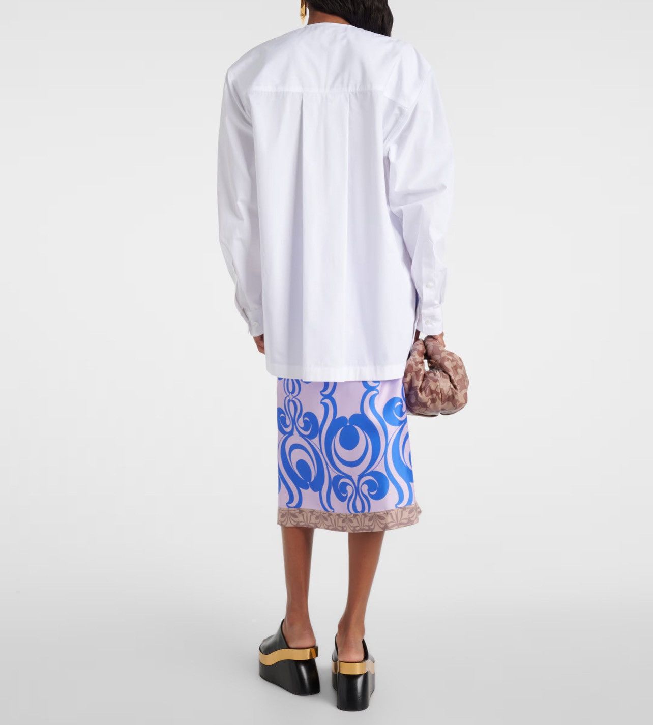 Dries Van Noten Dries Van Noten Twisted Ring Poplin blouse size 36/us 4 Size S / US 4 / IT 40 - 3 Thumbnail