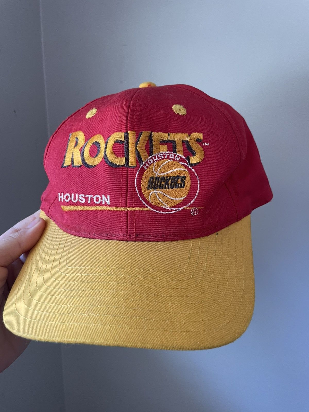 NBA Houston Rockets Vintage Logo 90s Snapback Size ONE SIZE - 1 Thumbnail