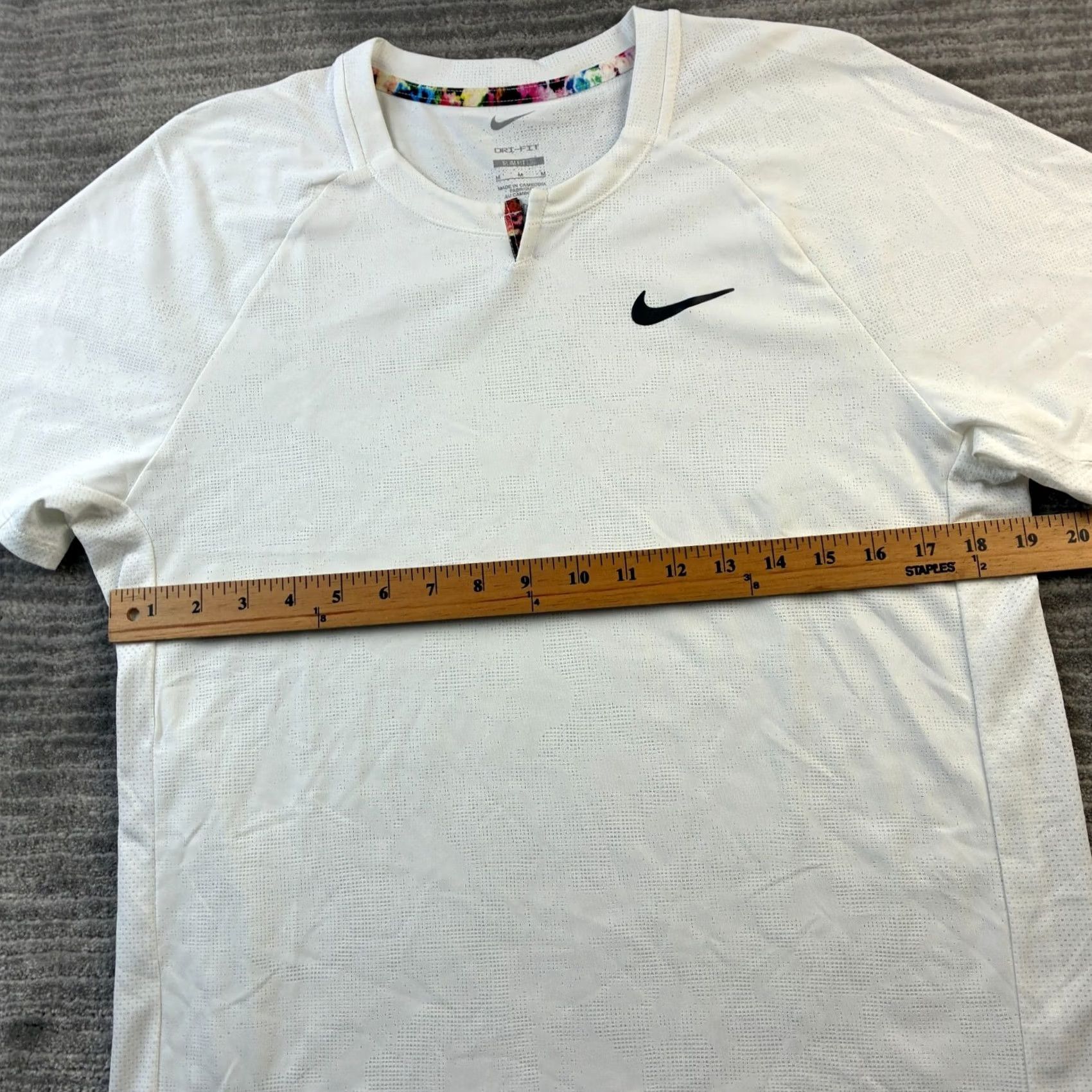 Nike Nike Dri-Fit Polo Shirt Mens Medium White Tennis Golf Rugby 2022 Size US M / EU 48-50 / 2 - 7 Thumbnail