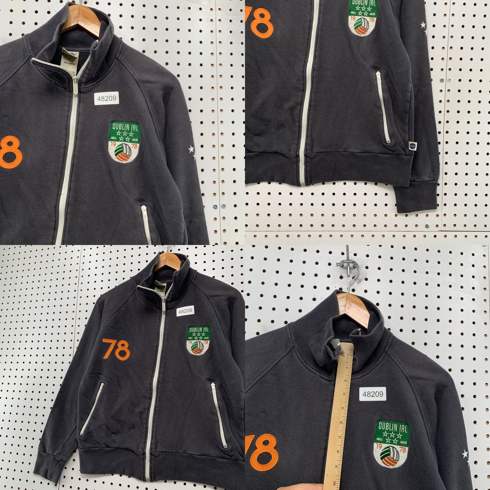 Vintage Blue Marlin Ireland Fleece Jacket Mens Small Black Retro Vintage Dublin 78 Cincinnati? Size US S / EU 44-46 / 1 - 8 Thumbnail
