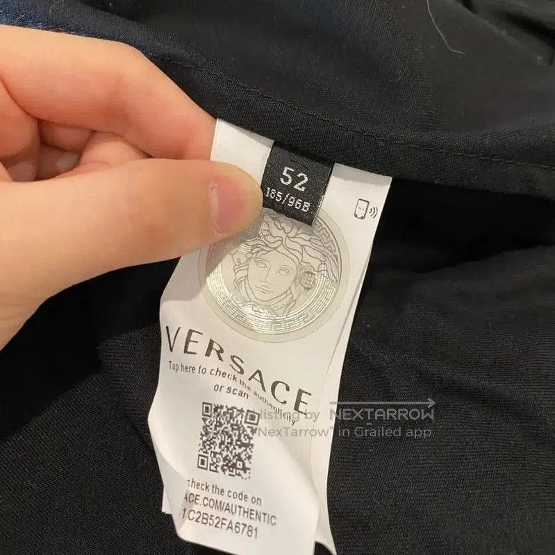 Versace Versace Black Polyester Men's Jacket . Size US M / EU 48-50 / 2 - 4 Thumbnail