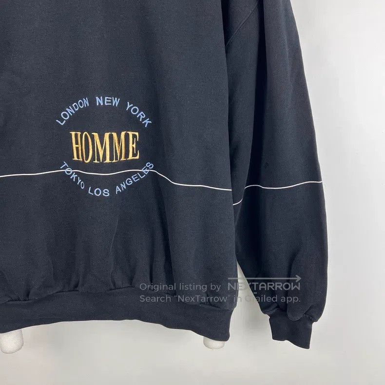 Balenciaga Balenciaga Black Crew Neck Sweatshirt Size US M / EU 48-50 / 2 - 7 Thumbnail
