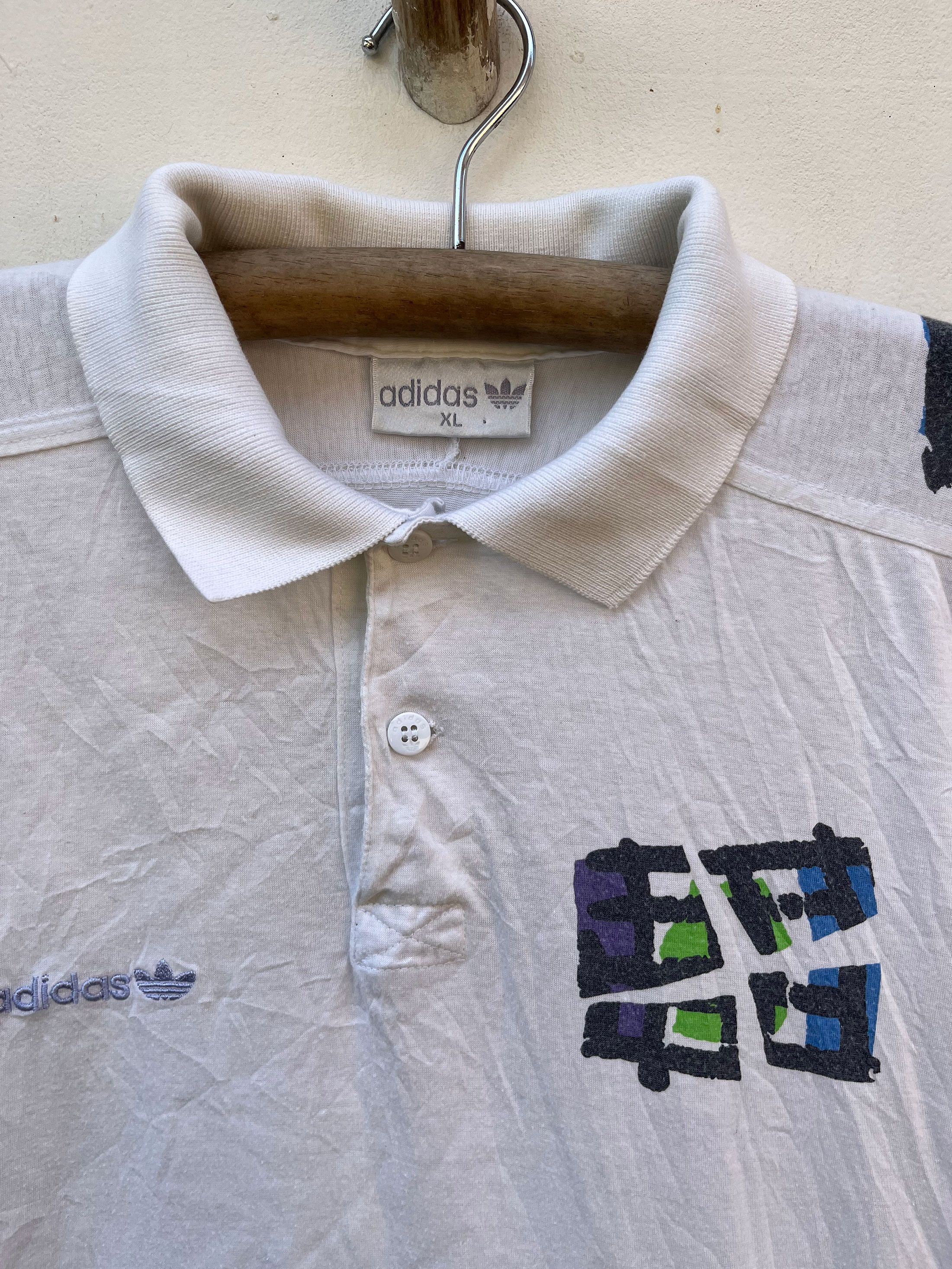 Sports Specialties Vintage Adidas Stefen Edberg Tennis Atp Tour Short Sleeve Size US XL / EU 56 / 4 - 2 Thumbnail