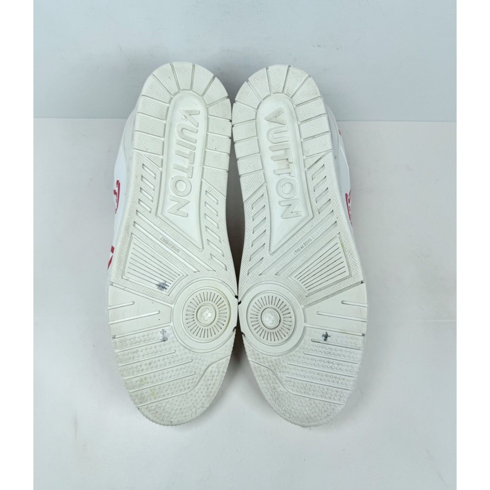 Louis Vuitton Size 9.5LV/10.5US - Louis Vuitton White Red Trainers Size US 10.5 / EU 43-44 - 6 Thumbnail