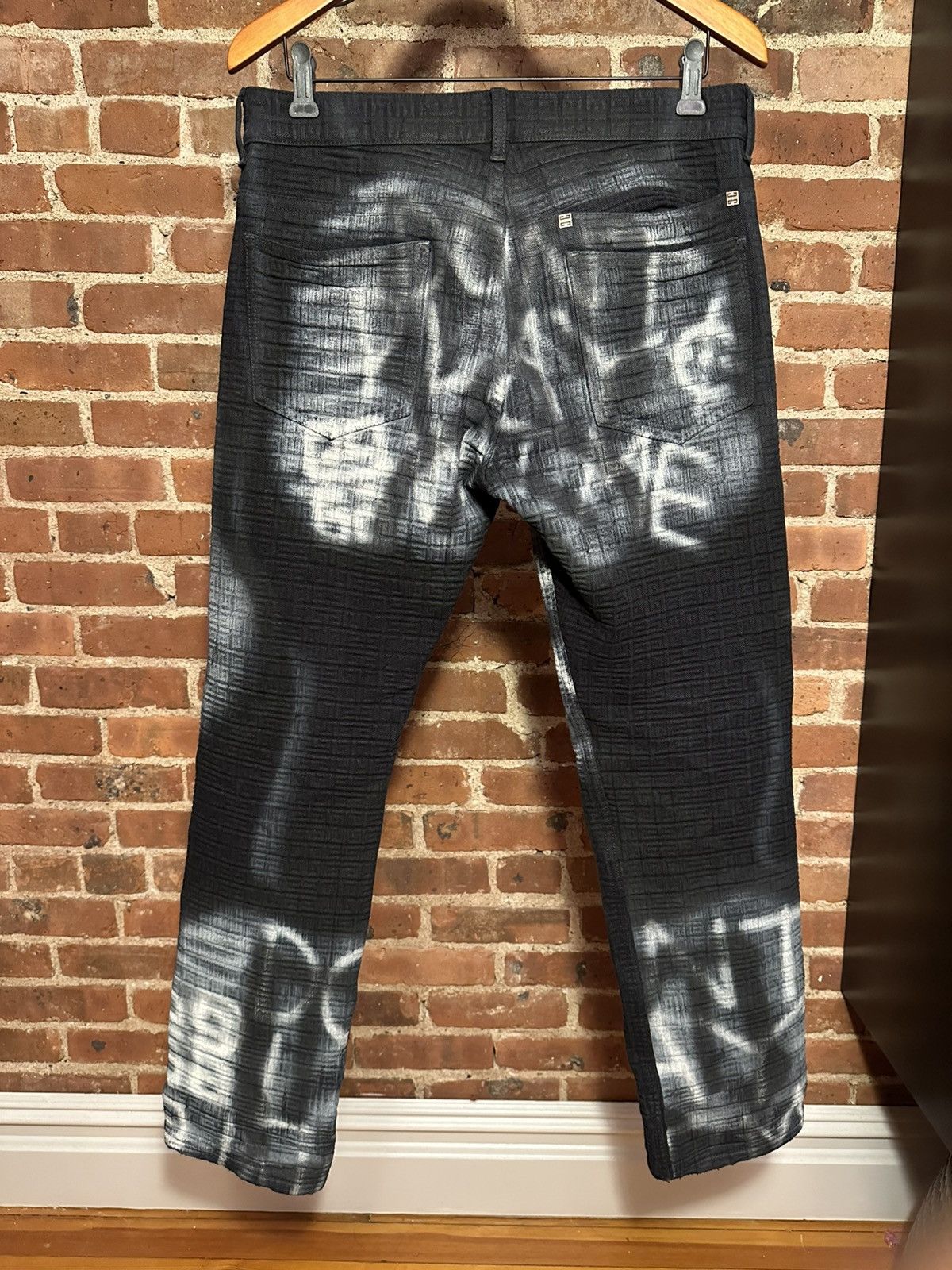 Chito × Givenchy Resort/22 MMW Runway 4G Chito Clown Print Denim 