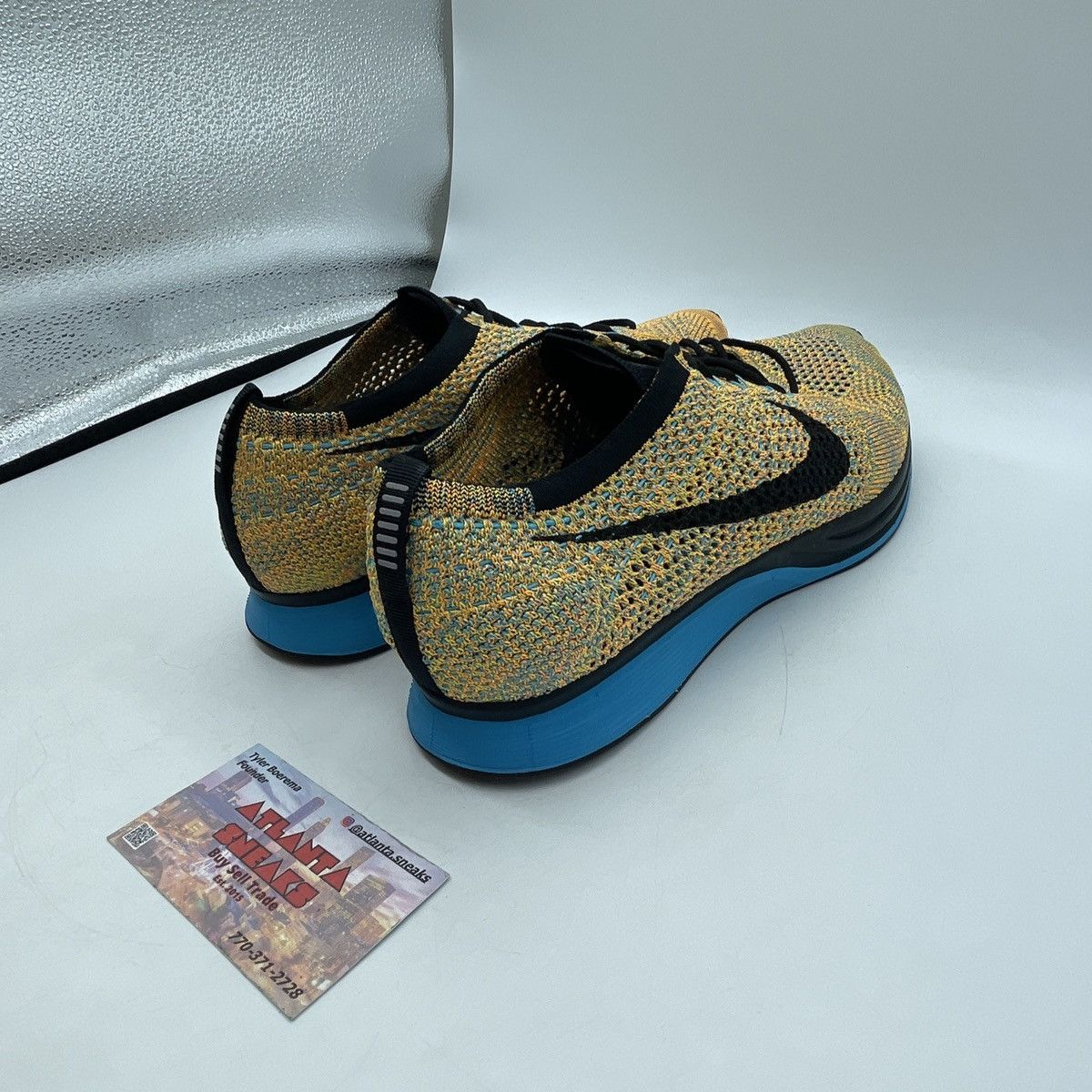 Nike Flynit racer sherbet Size US 11 / EU 44 - 5 Thumbnail