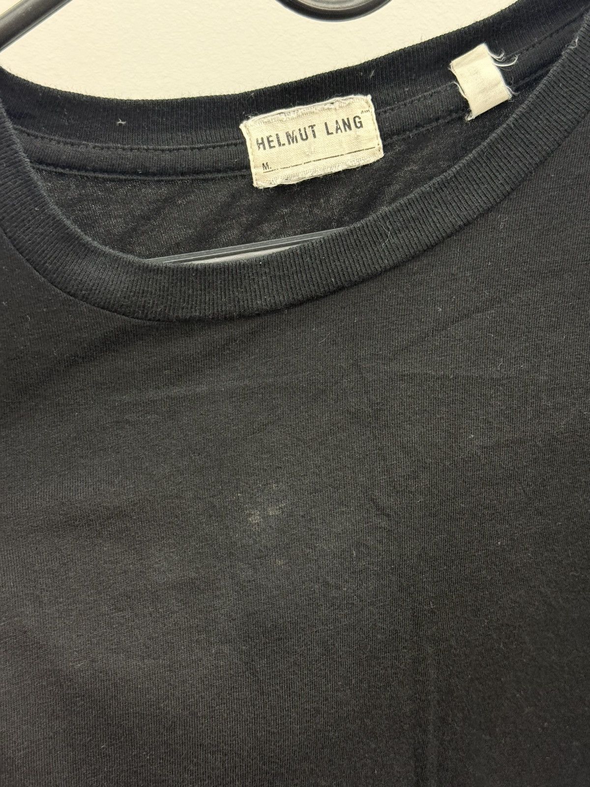 Helmut Lang Vintage 2000s Helmut Lang Back Logo T-shirt Tee Size US M / EU 48-50 / 2 - 4 Thumbnail