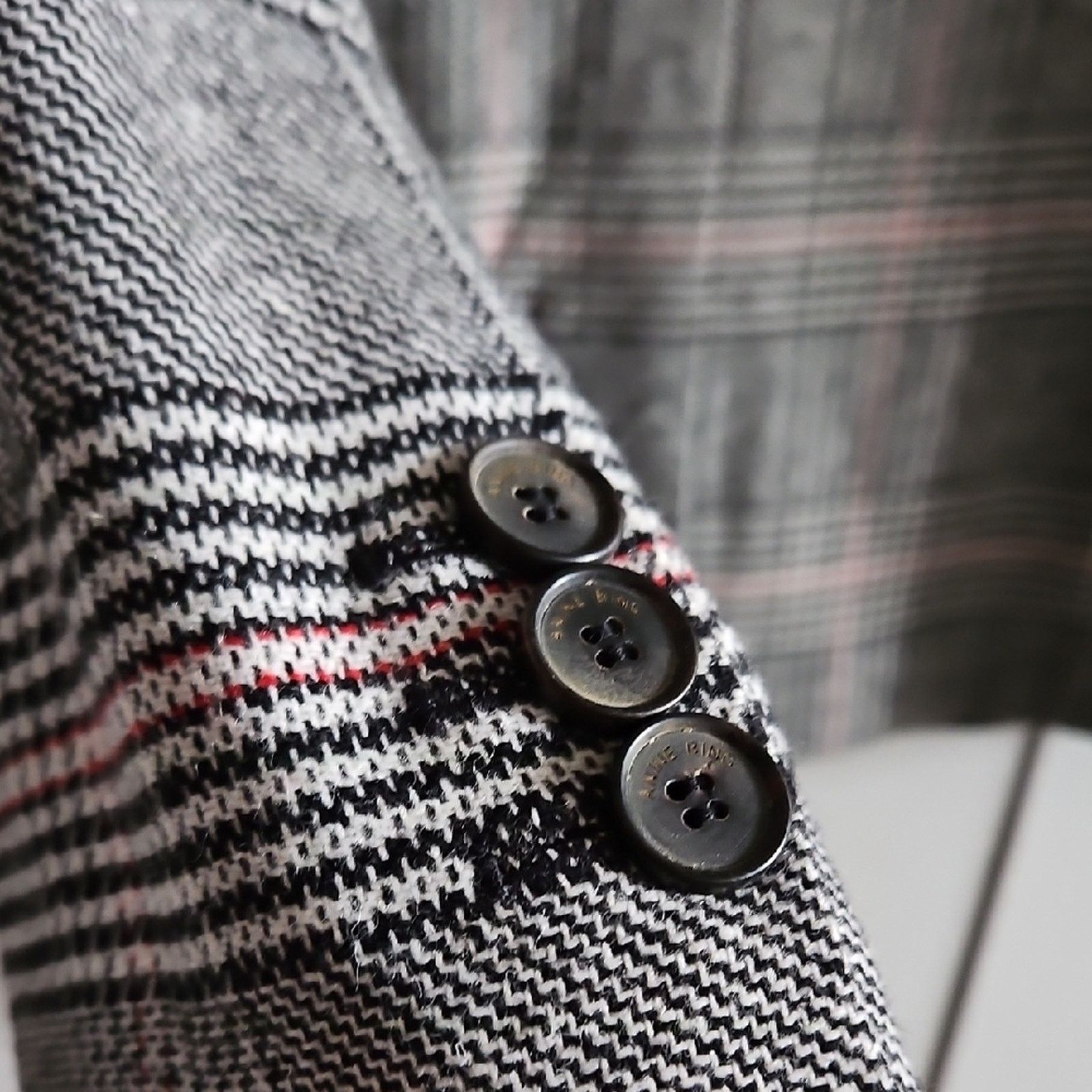 Anine Bing Anine Bing Size S Black and White Checkered Blazer Size S / US 4 / IT 40 - 8 Thumbnail